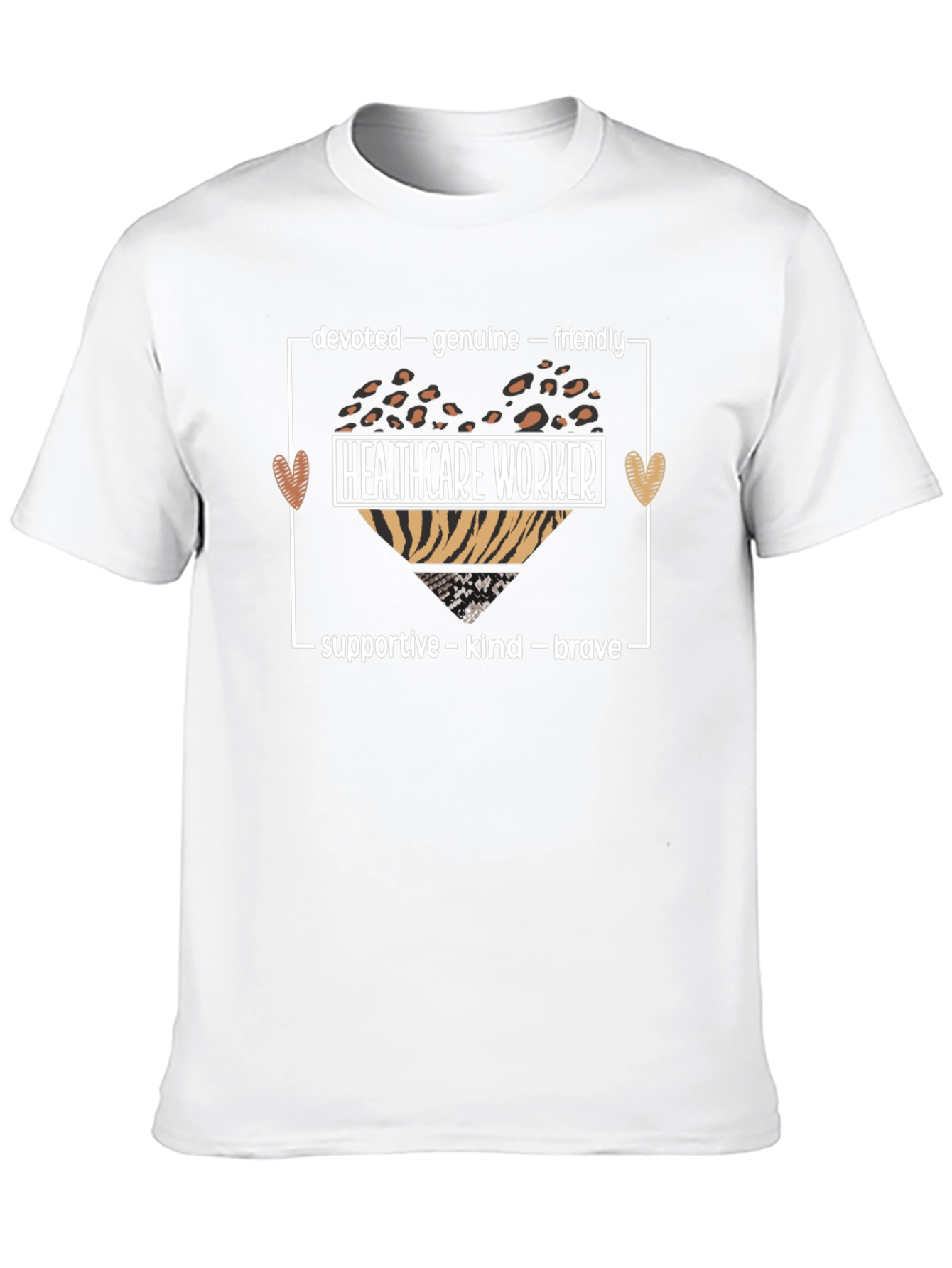 Healthcare Worker Appreciation T-Shirt - Devoted Kind Brave