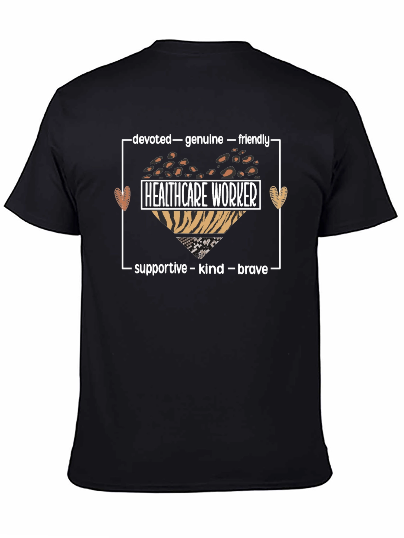Healthcare Worker Appreciation T-Shirt - Devoted Kind Brave