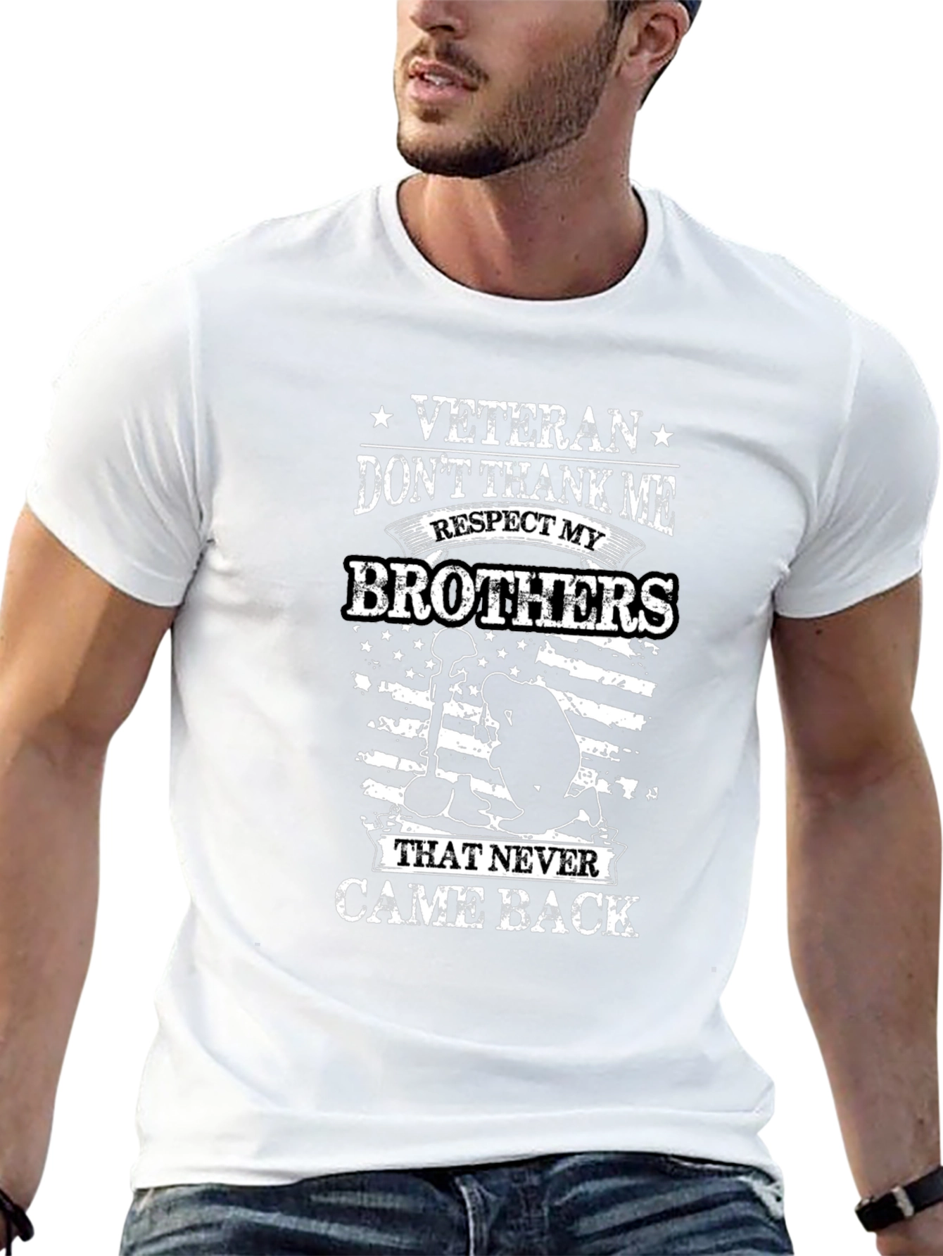 Veteran Respect Brothers T-Shirt - Never Came Back