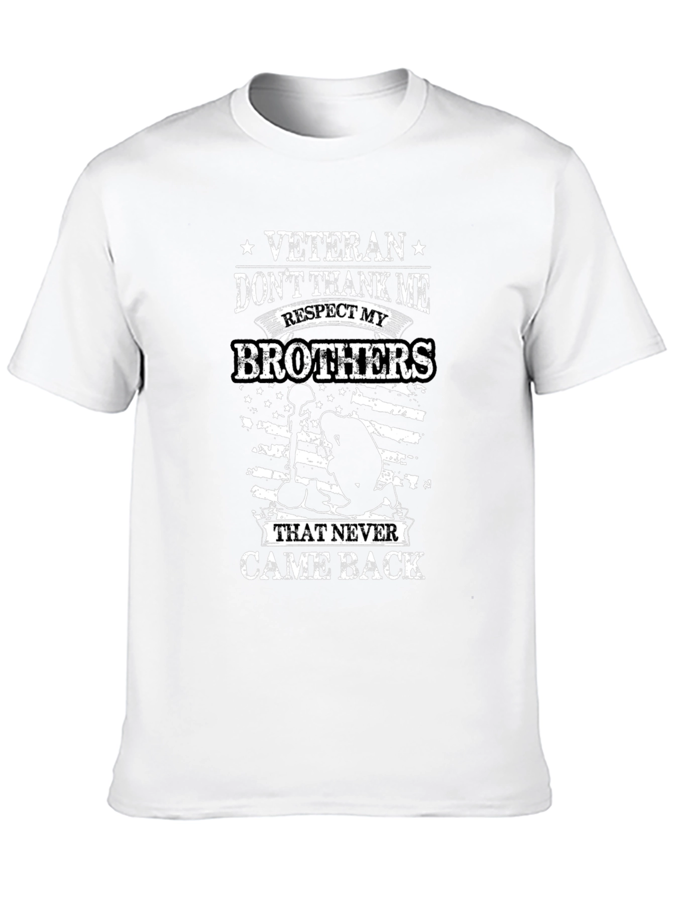Veteran Respect Brothers T-Shirt - Never Came Back