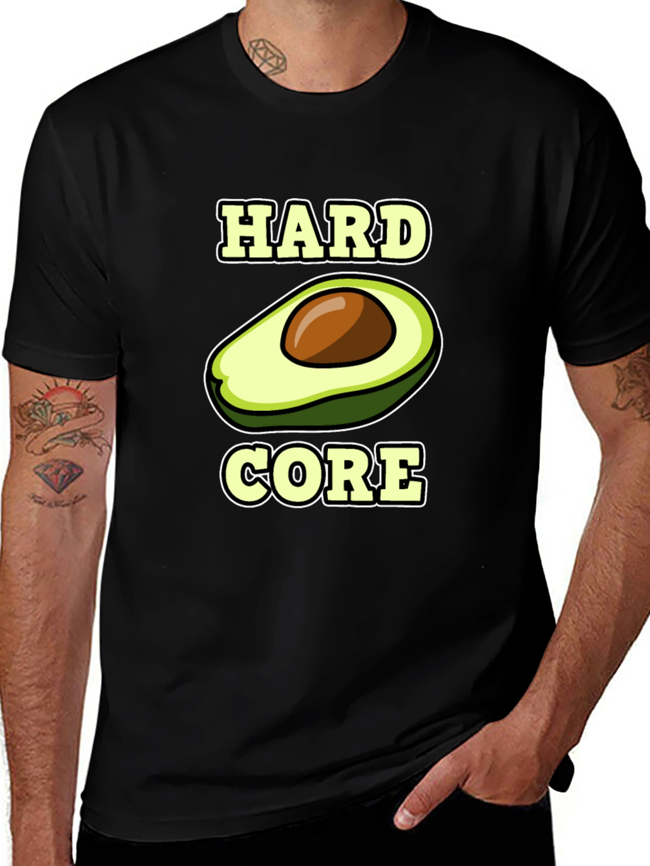 Hard Core Avocado T-Shirt