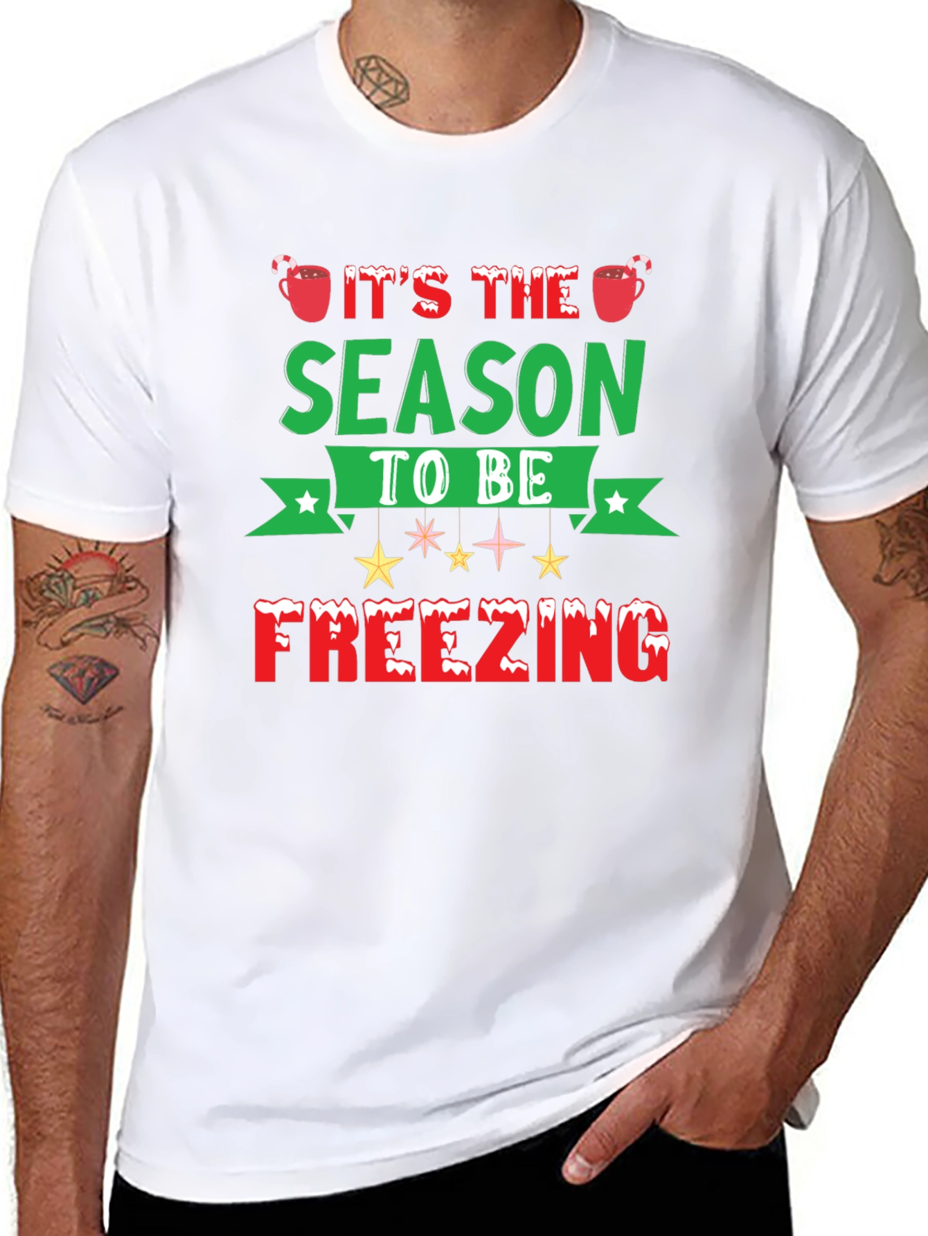 Festive Freezing Holiday T-Shirt