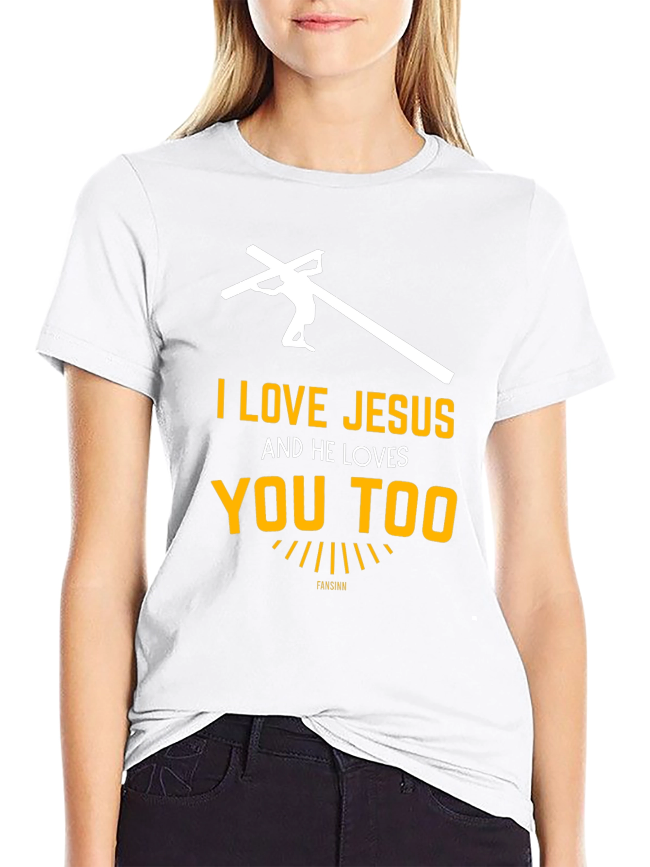 I Love Jesus Black Tee