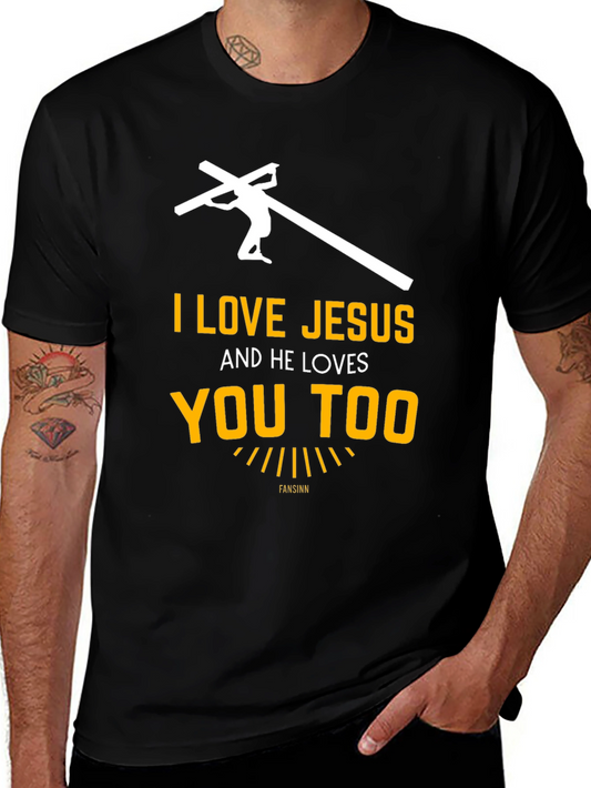 I Love Jesus Black Tee