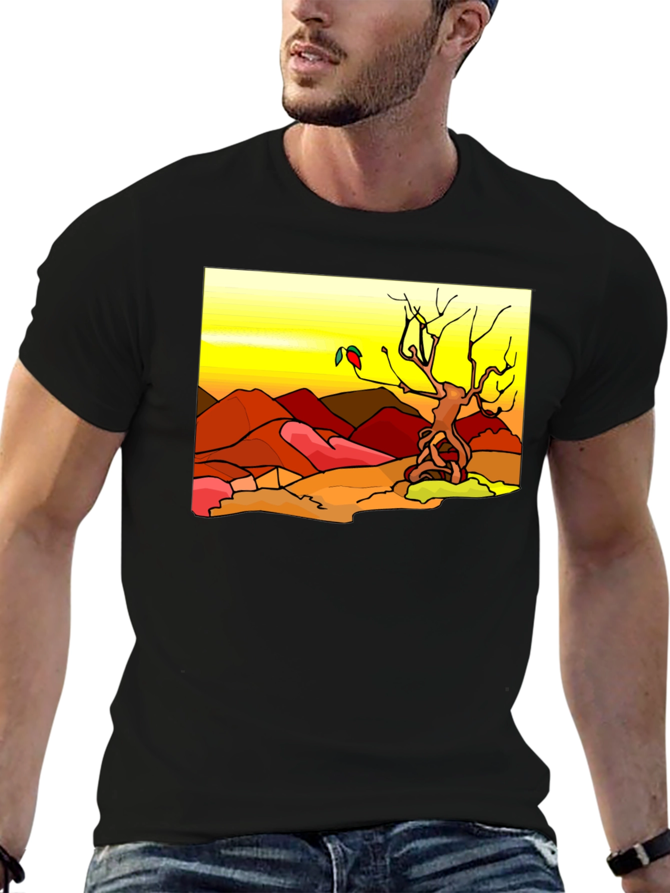 Desert Landscape Graphic Tee