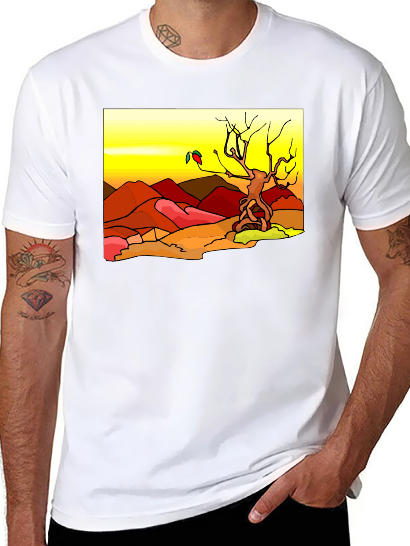 Desert Landscape Graphic Tee