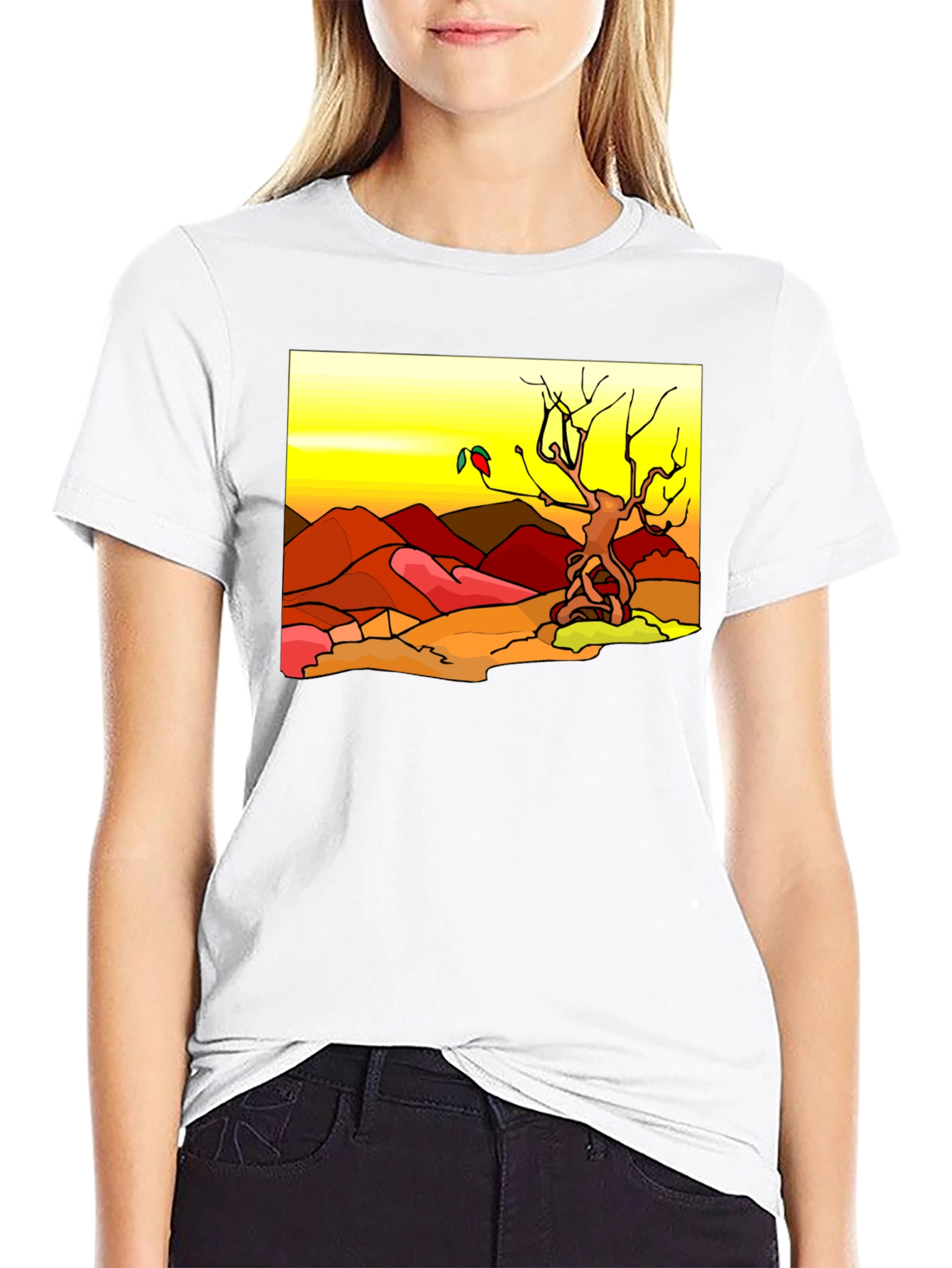 Desert Landscape Graphic Tee