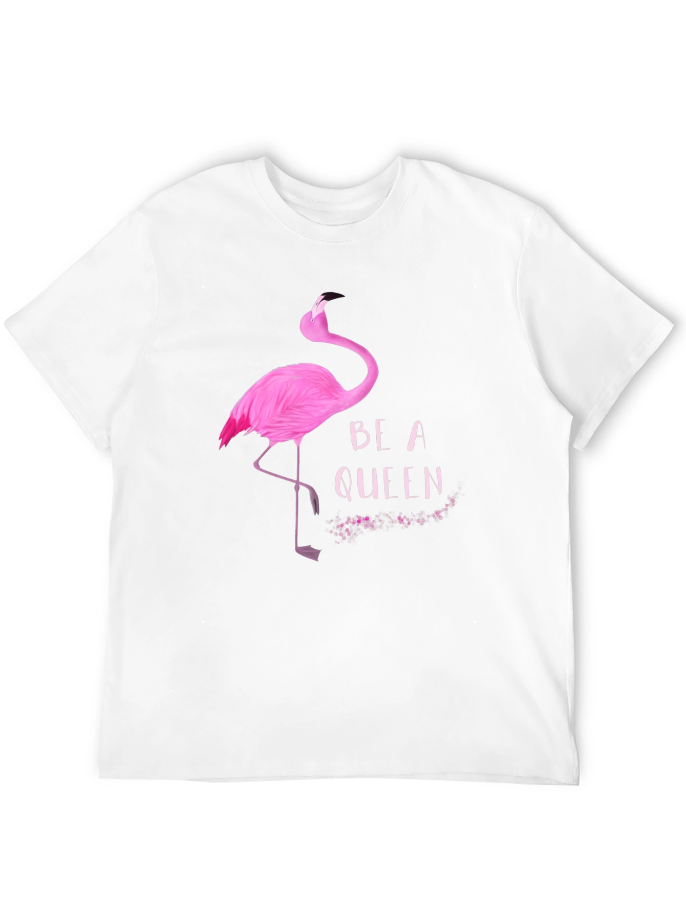 Be a Queen Flamingo Graphic T-Shirt