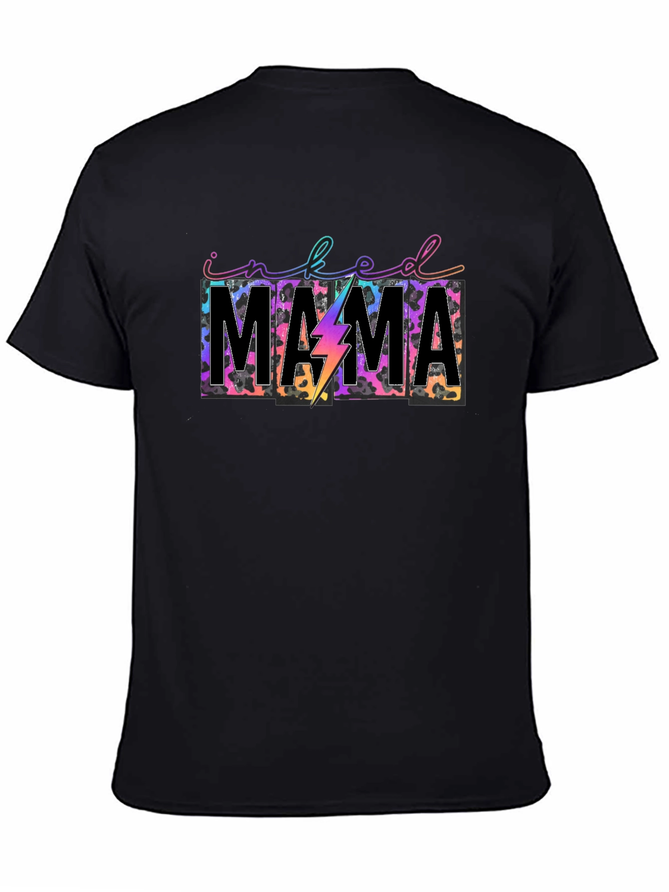 Inked Mama Graphic Tee - Leopard Print T-Shirt