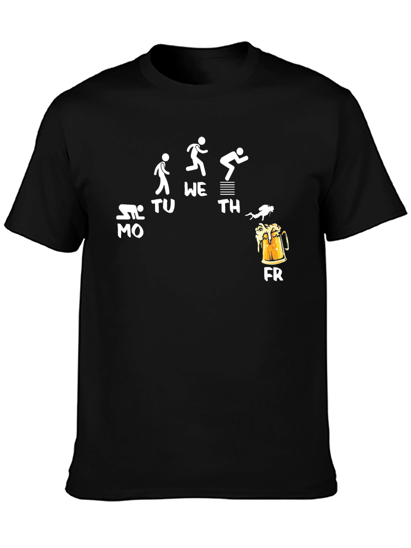 Funny Weekday T-Shirt - Weekend is Beer Day!