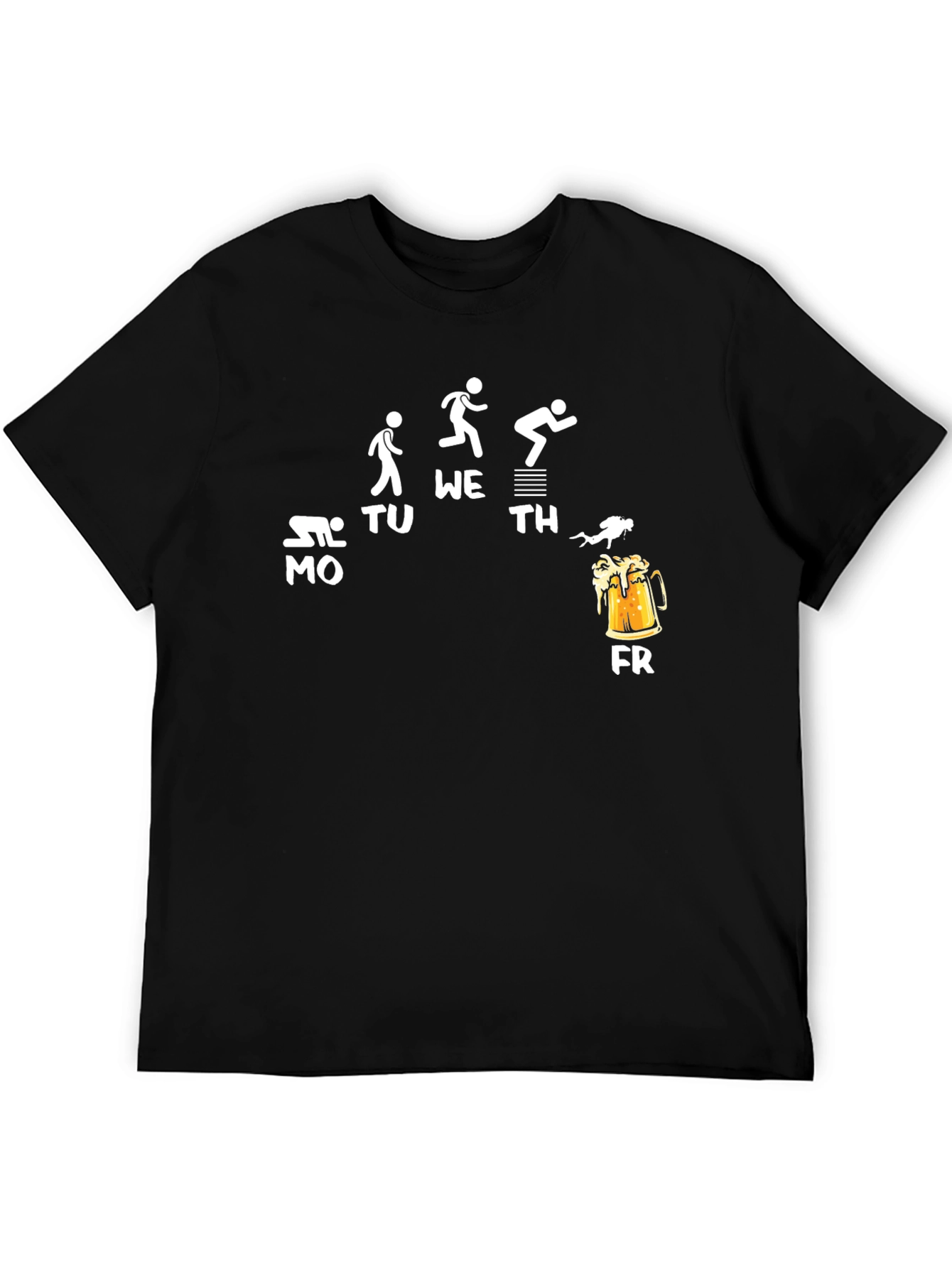 Funny Weekday T-Shirt - Weekend is Beer Day!