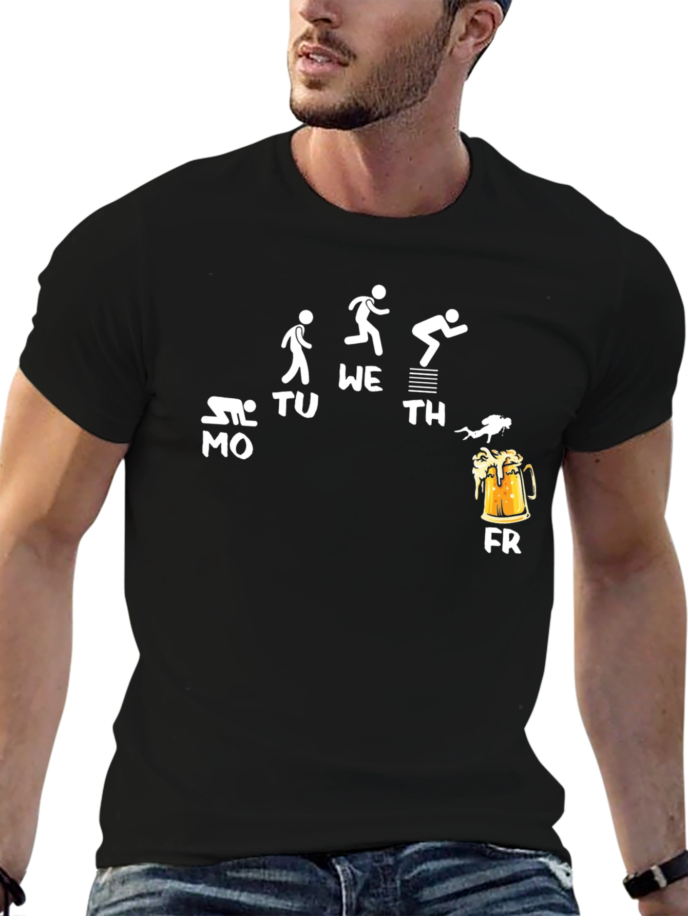 Funny Weekday T-Shirt - Weekend is Beer Day!