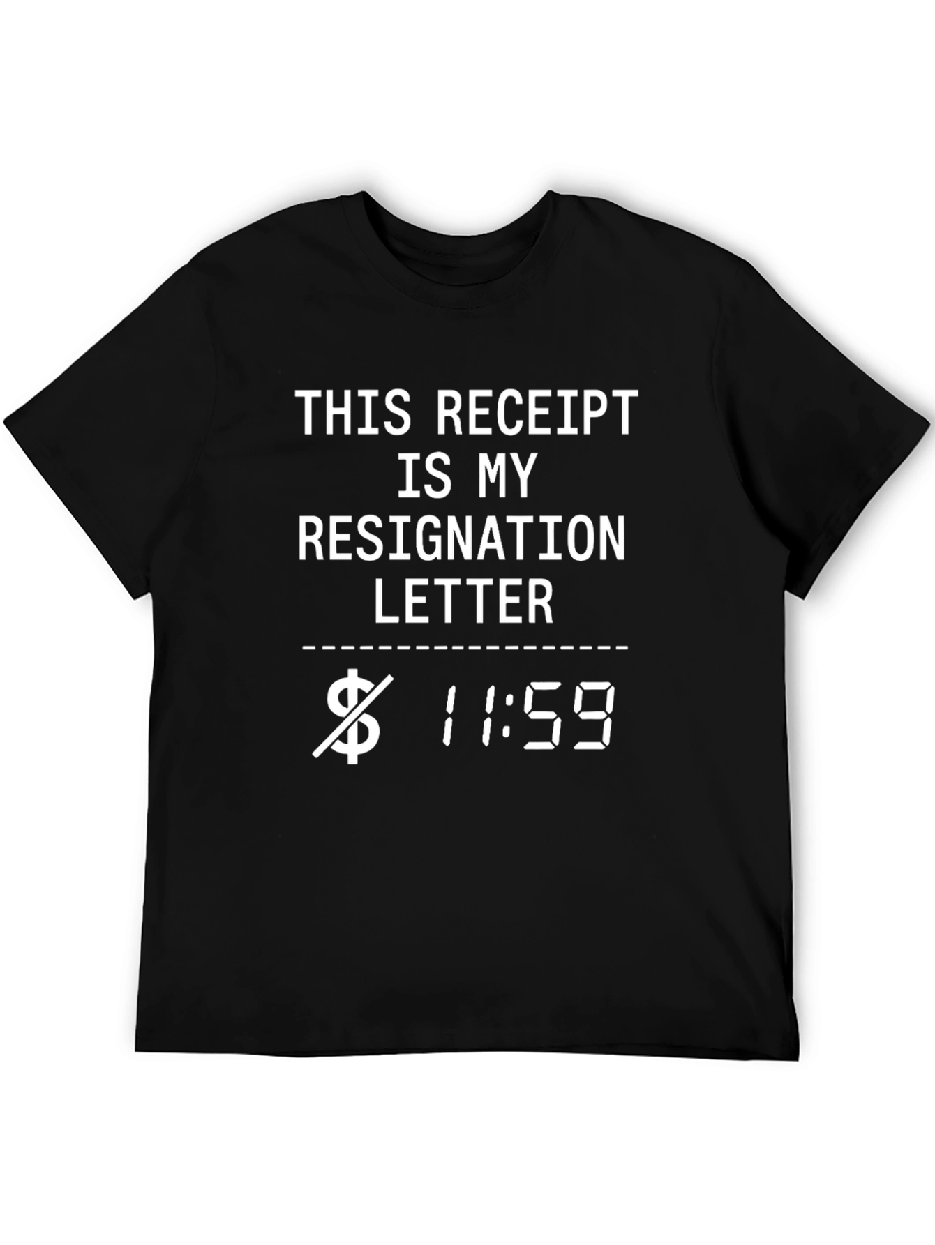 Resignation Letter Graphic T-Shirt