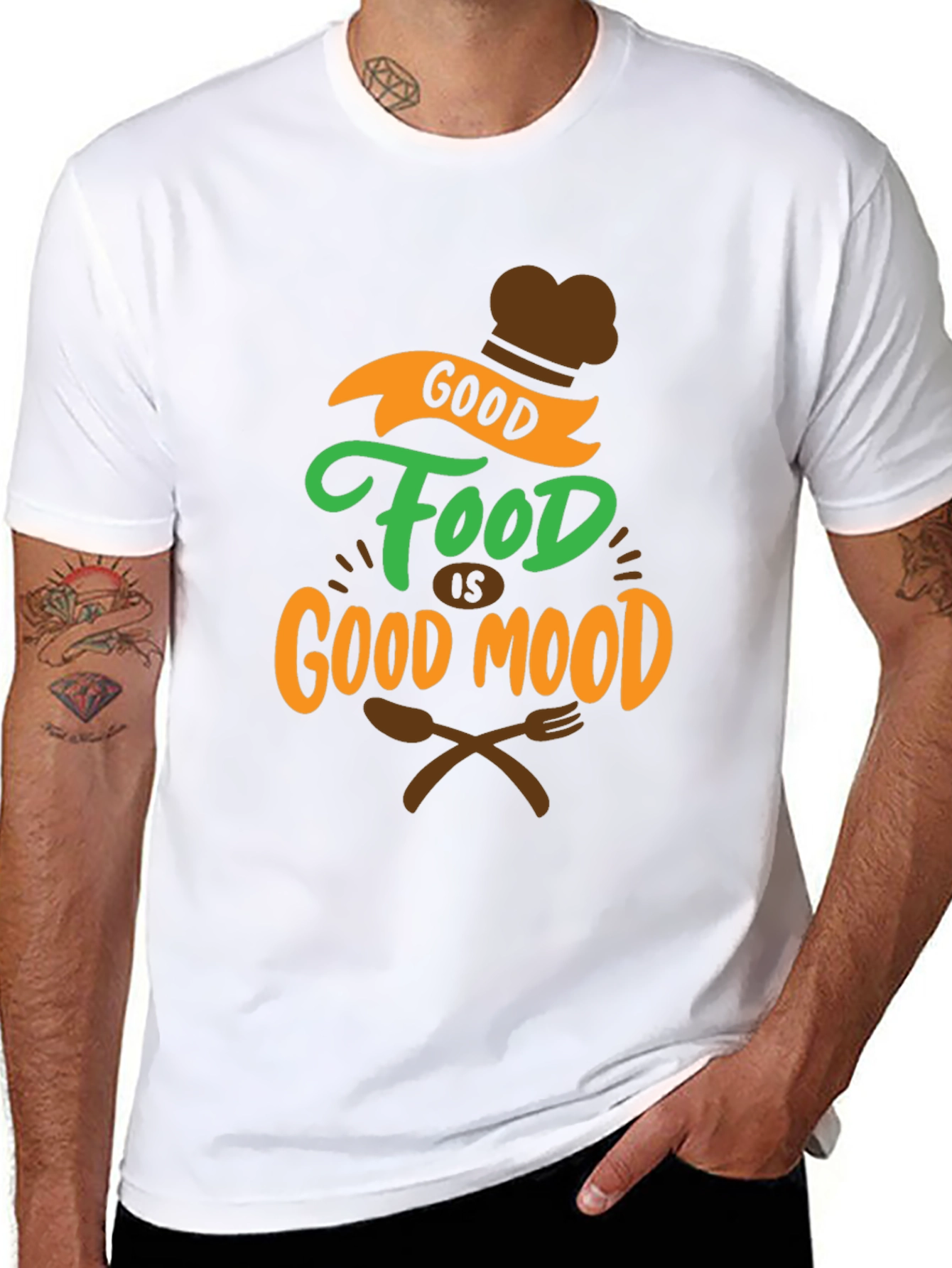 Good Food Good Mood Graphic Tee