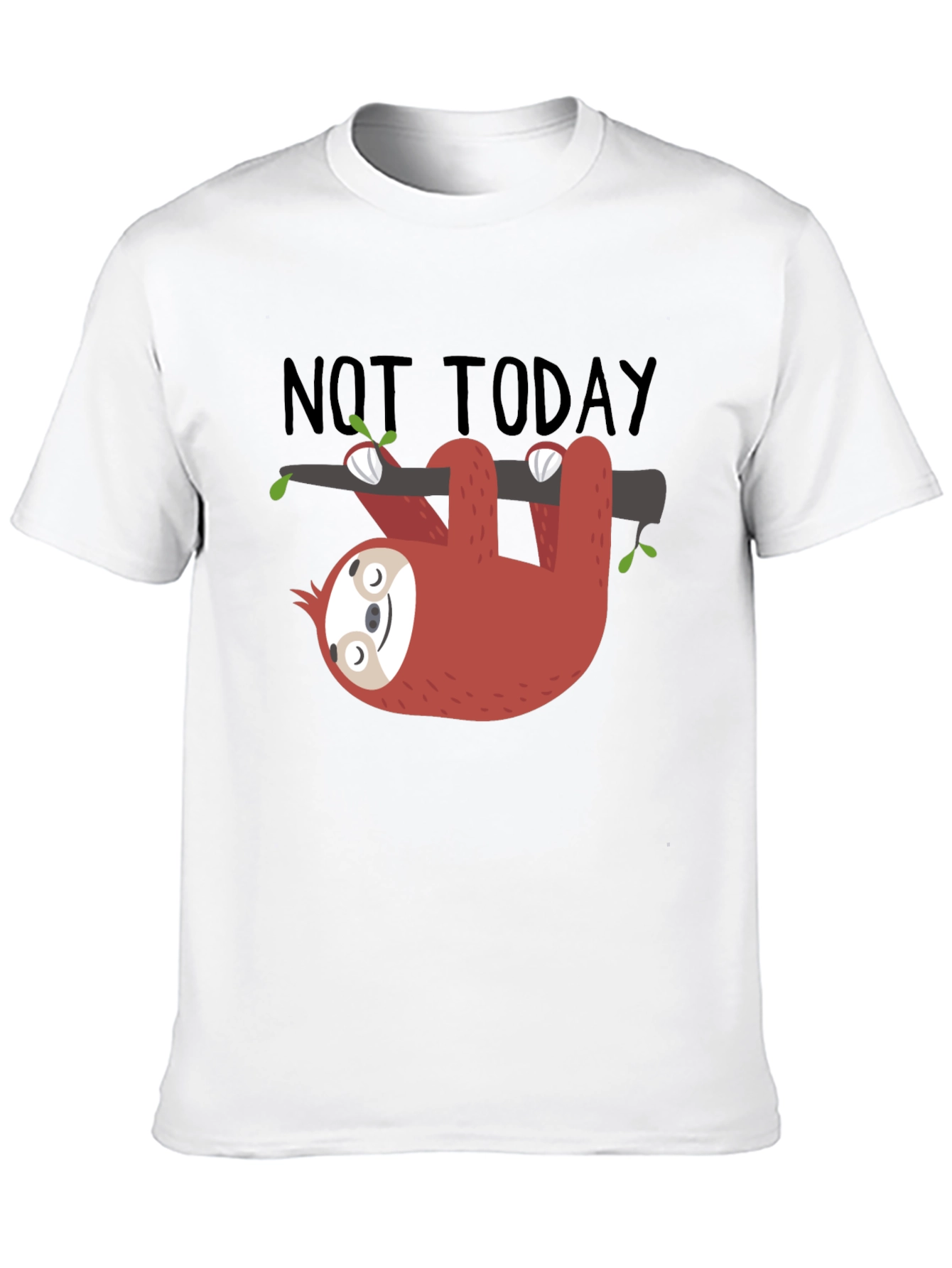Not Today Sloth Graphic T-Shirt