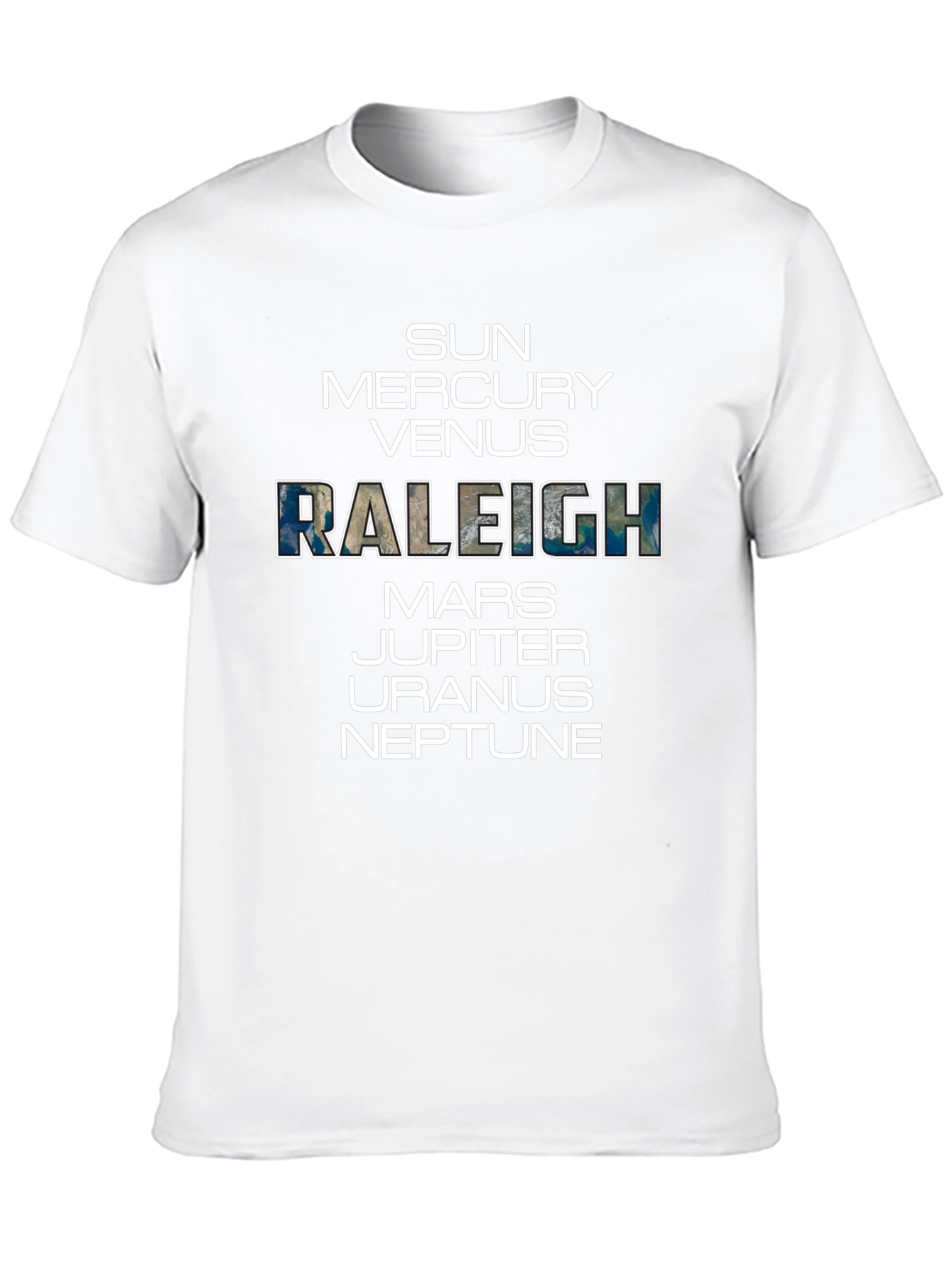 Planets & Raleigh Graphic T-Shirt