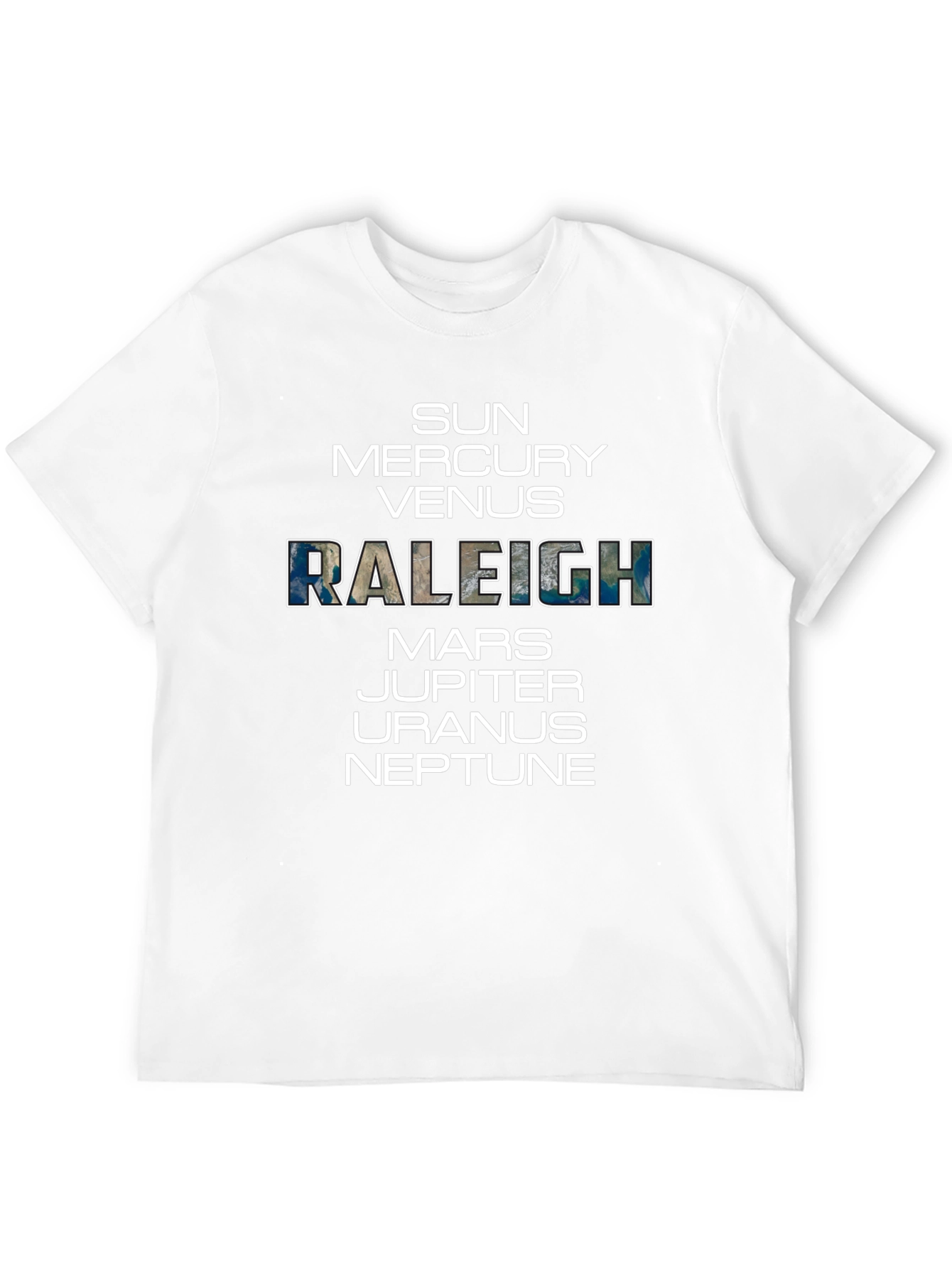 Planets & Raleigh Graphic T-Shirt