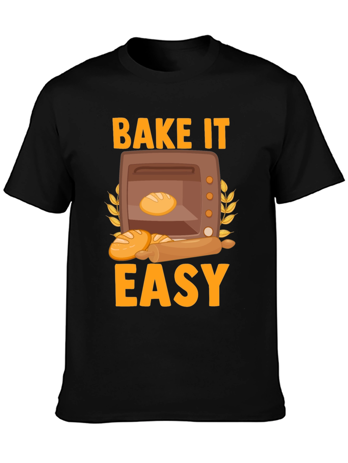 Bake It Easy Graphic T-Shirt - Baking Lovers Tee