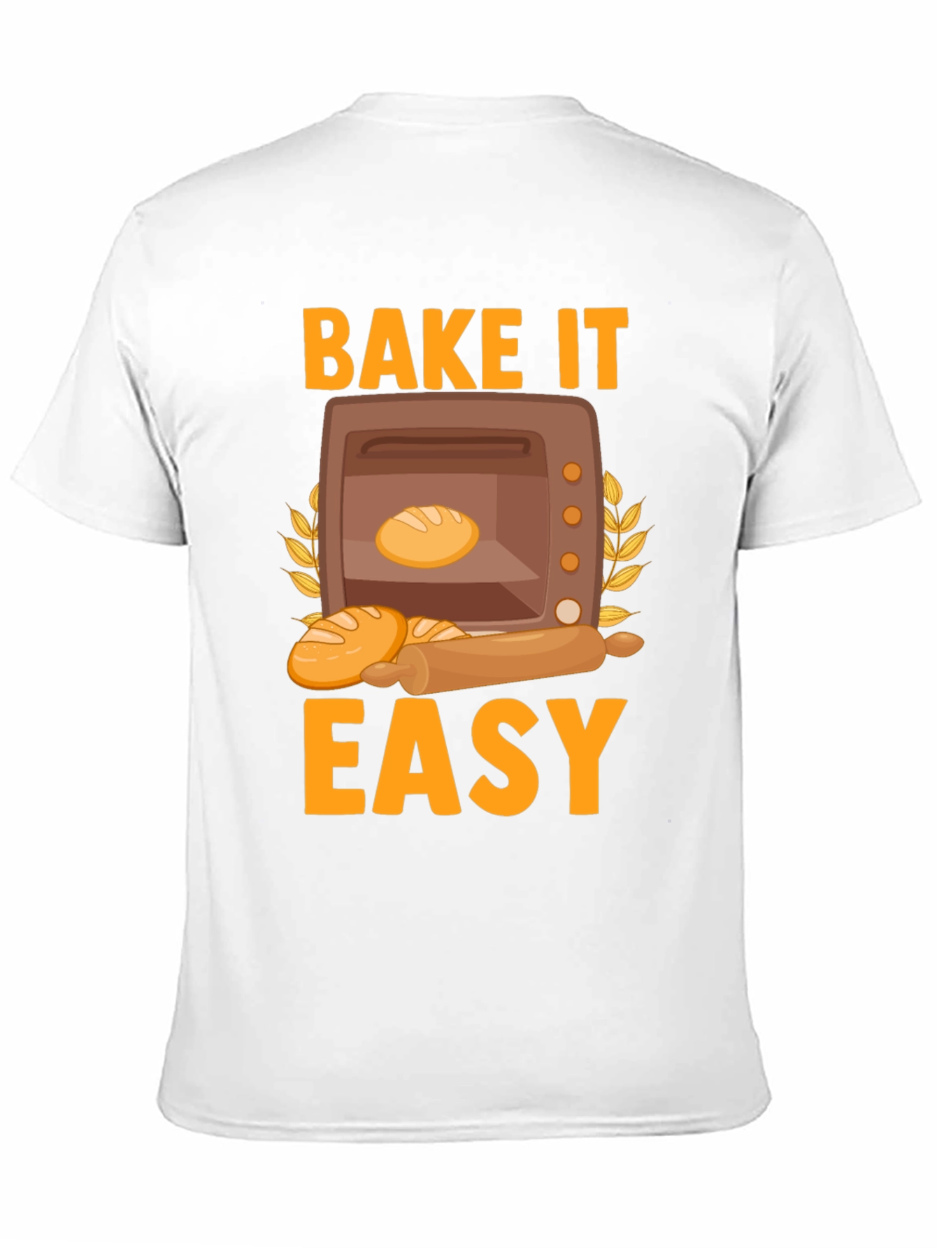 Bake It Easy Graphic T-Shirt - Baking Lovers Tee
