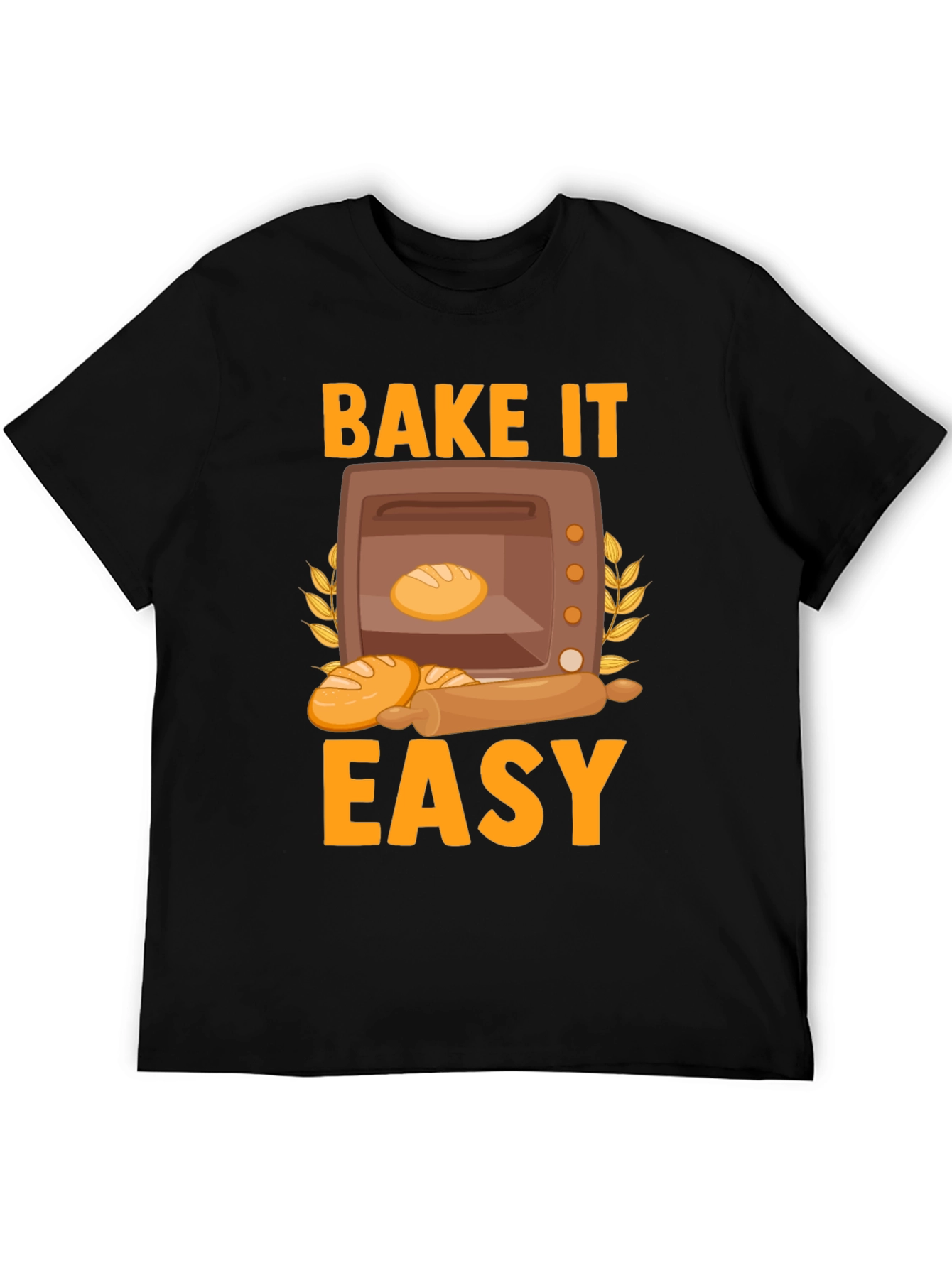 Bake It Easy Graphic T-Shirt - Baking Lovers Tee