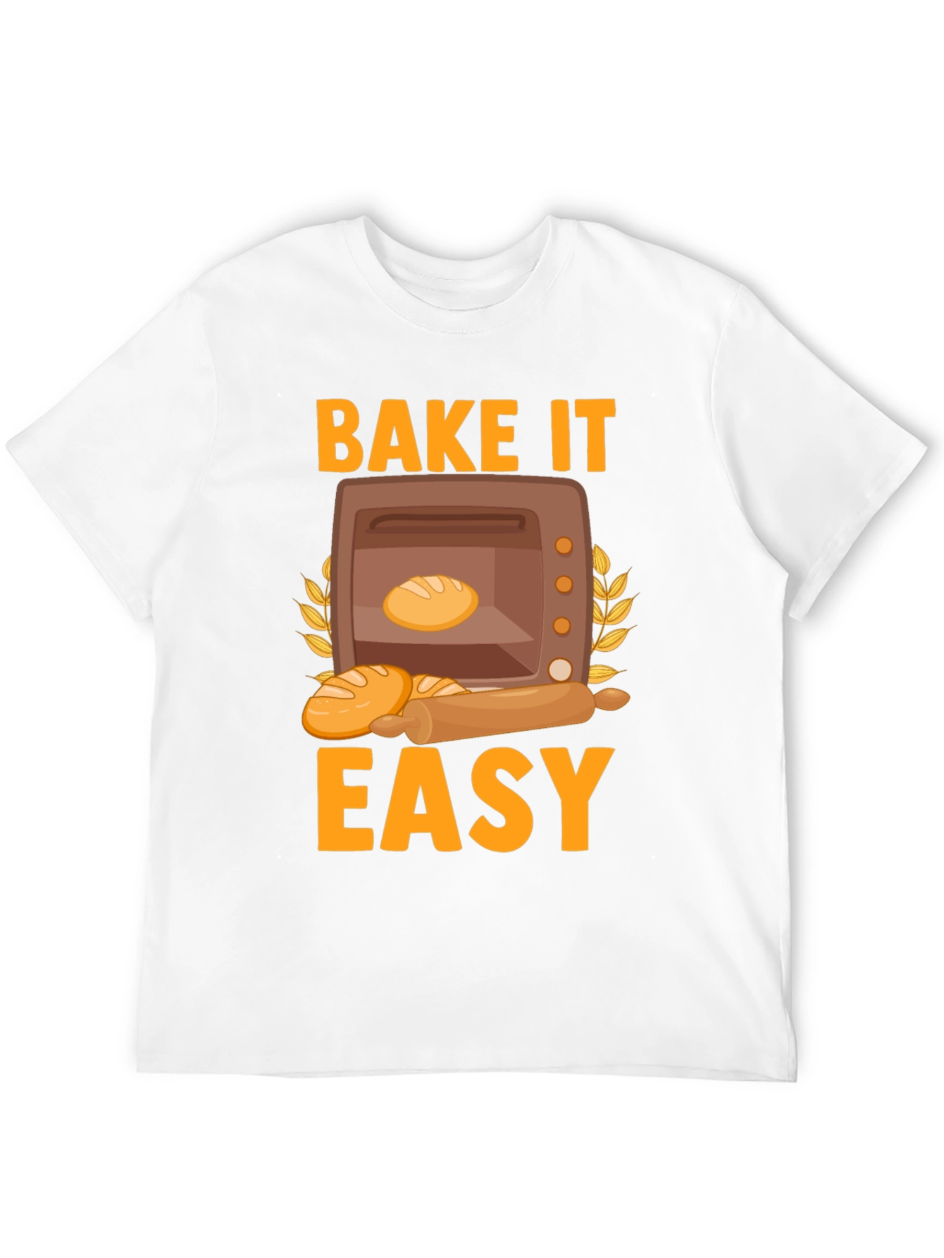 Bake It Easy Graphic T-Shirt - Baking Lovers Tee