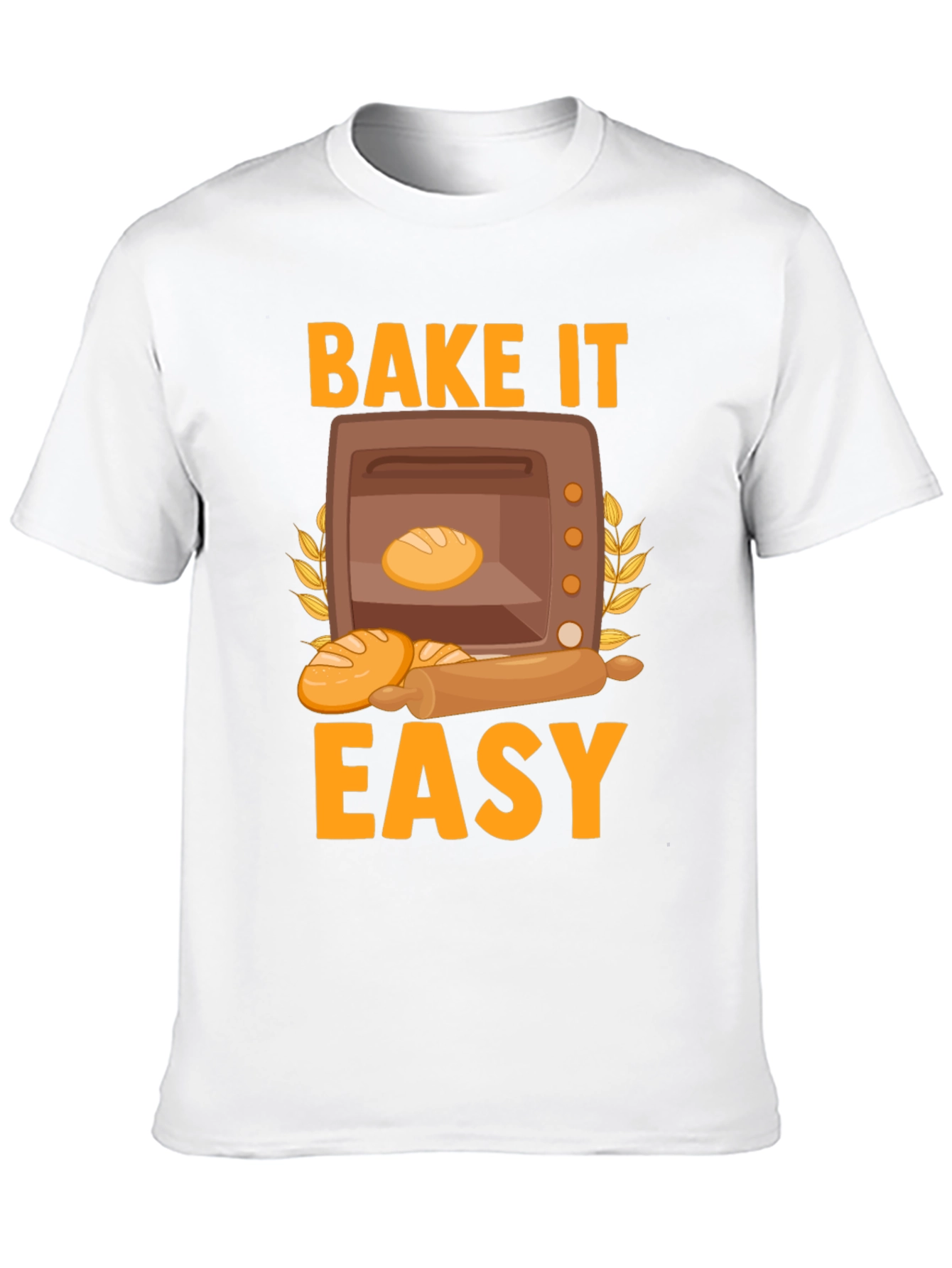 Bake It Easy Graphic T-Shirt - Baking Lovers Tee