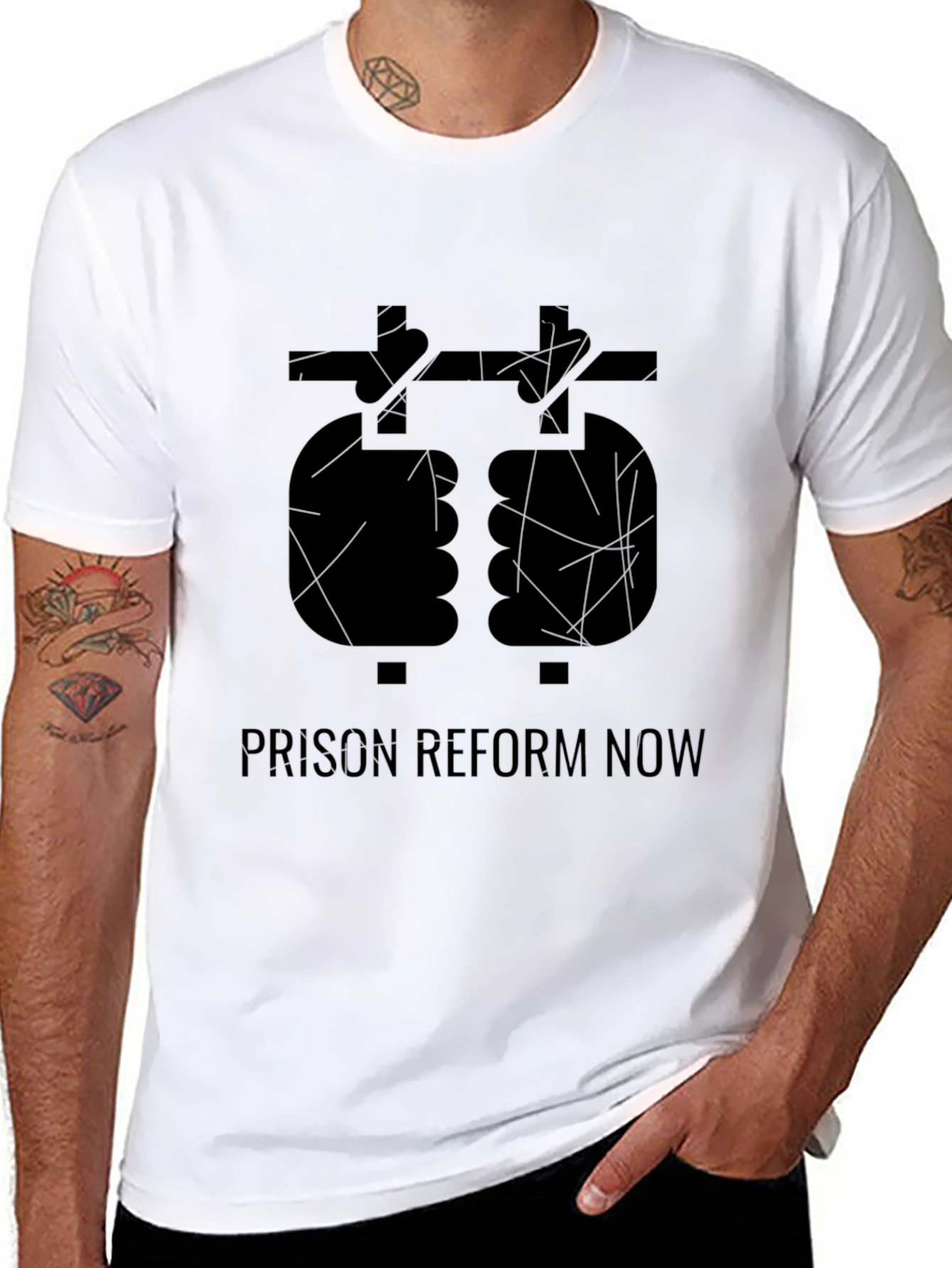Prison Reform Now Graphic T-Shirt