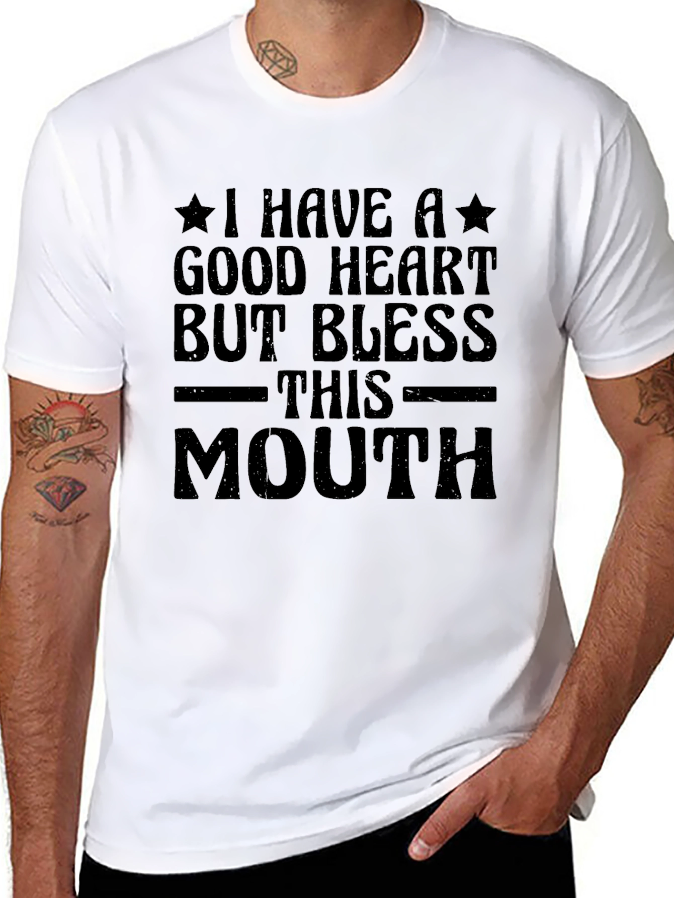 Funny I Have A Good Heart Graphic T-Shirt