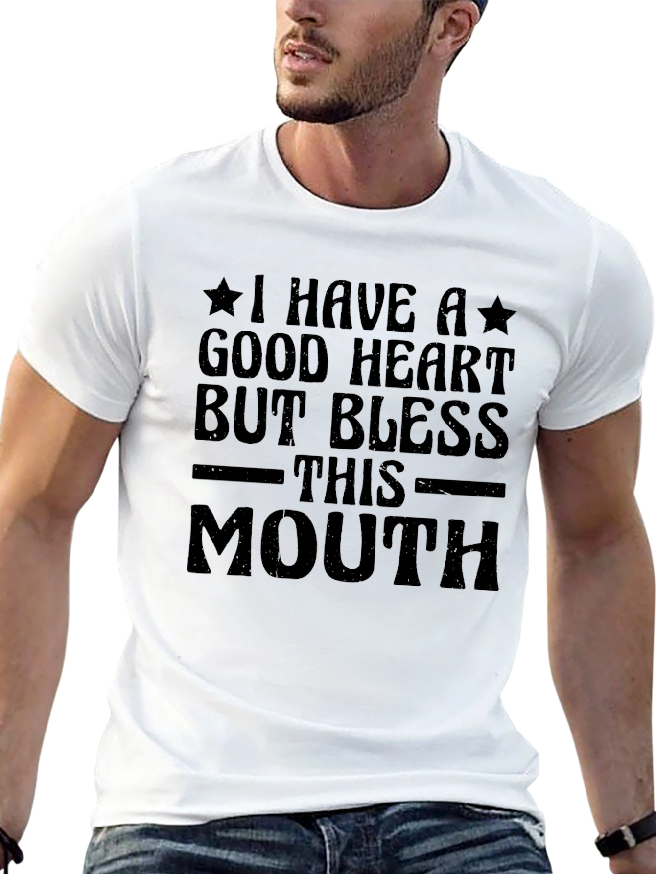 Funny I Have A Good Heart Graphic T-Shirt