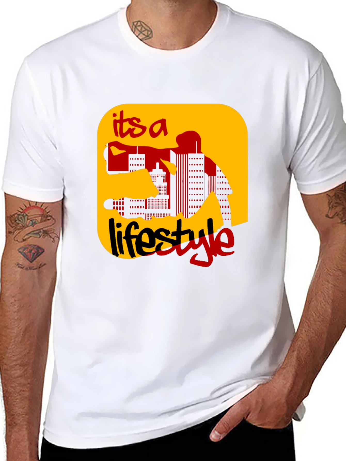 Urban Lifestyle Graphic Tee - Streetwear Style