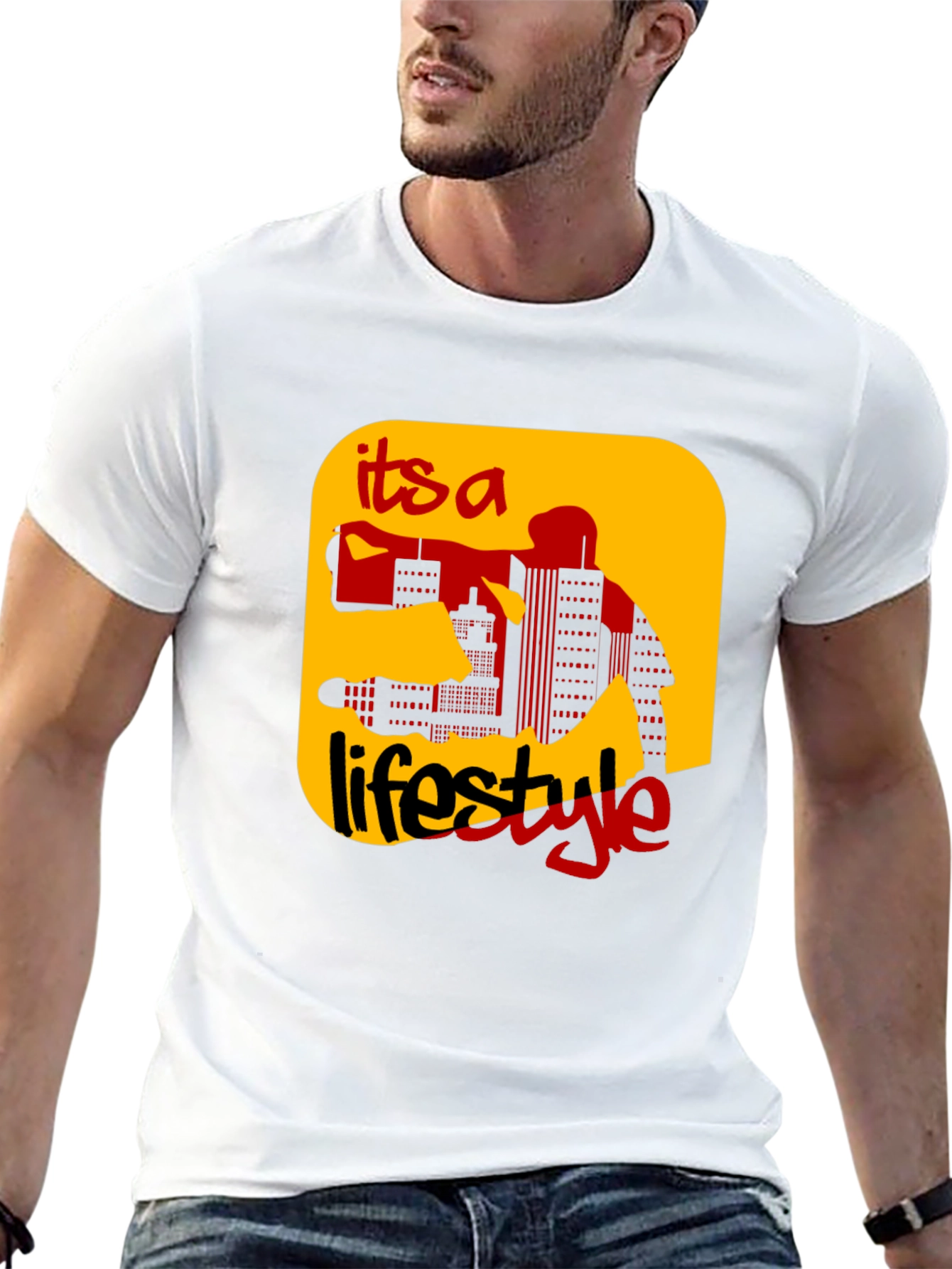Urban Lifestyle Graphic Tee - Streetwear Style