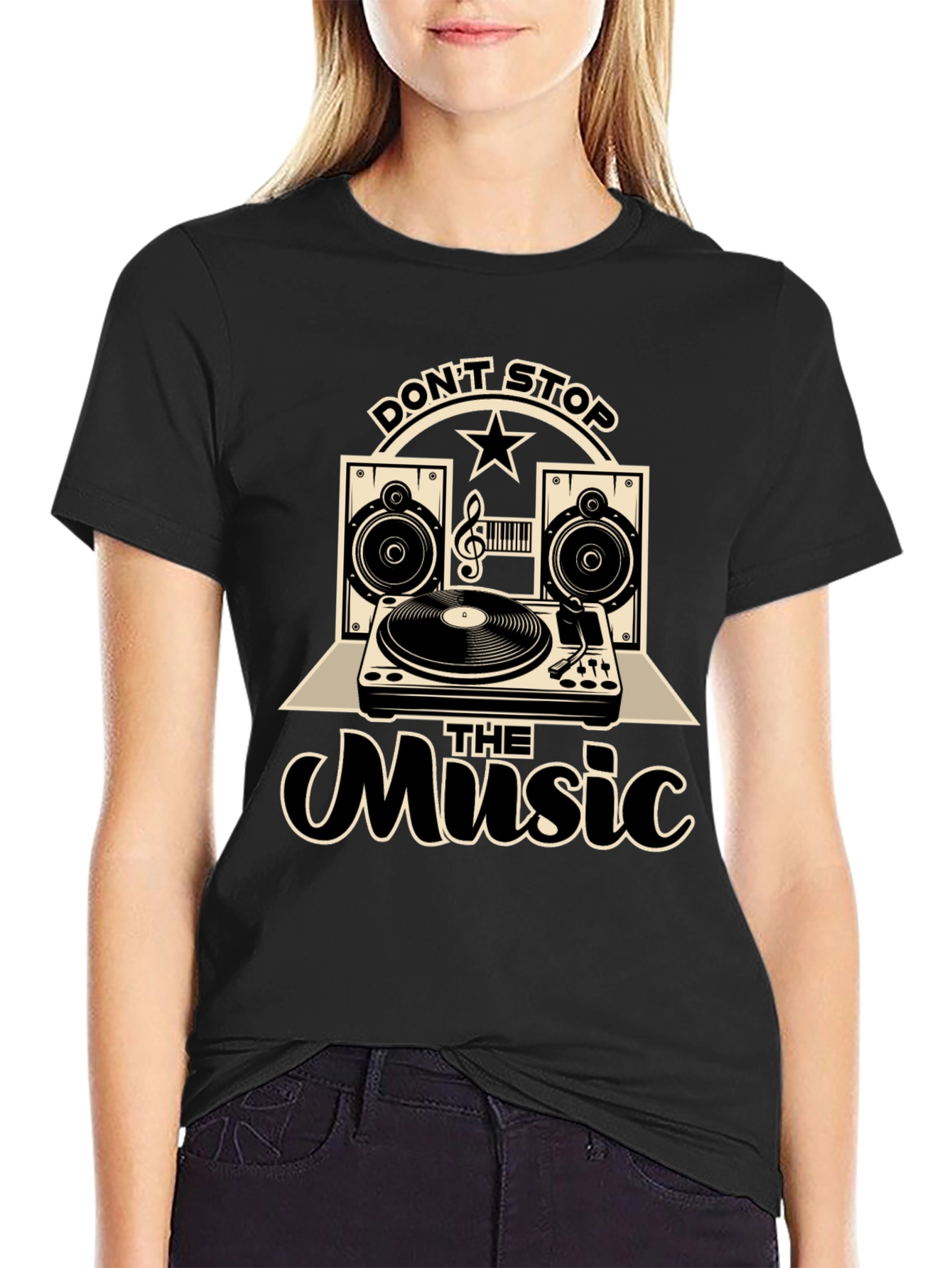Dont Stop The Music Graphic T-Shirt