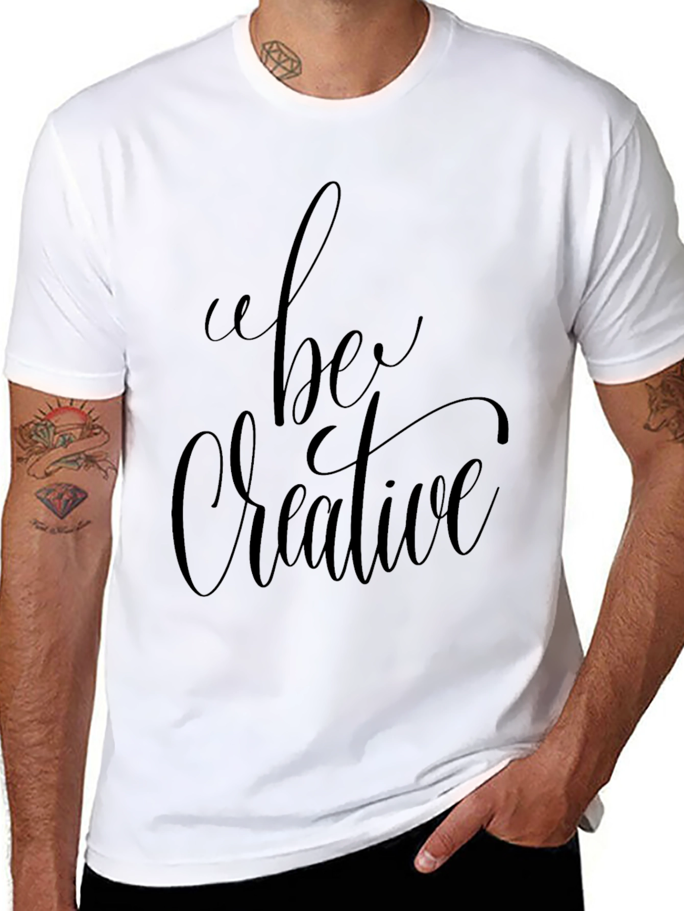 Be Creative Black T-Shirt