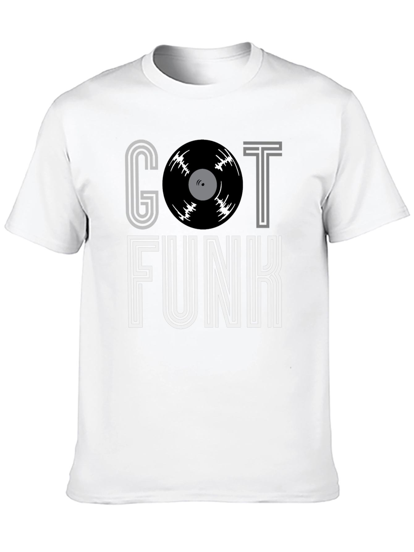 Got Funk Vinyl Record Graphic T-Shirt