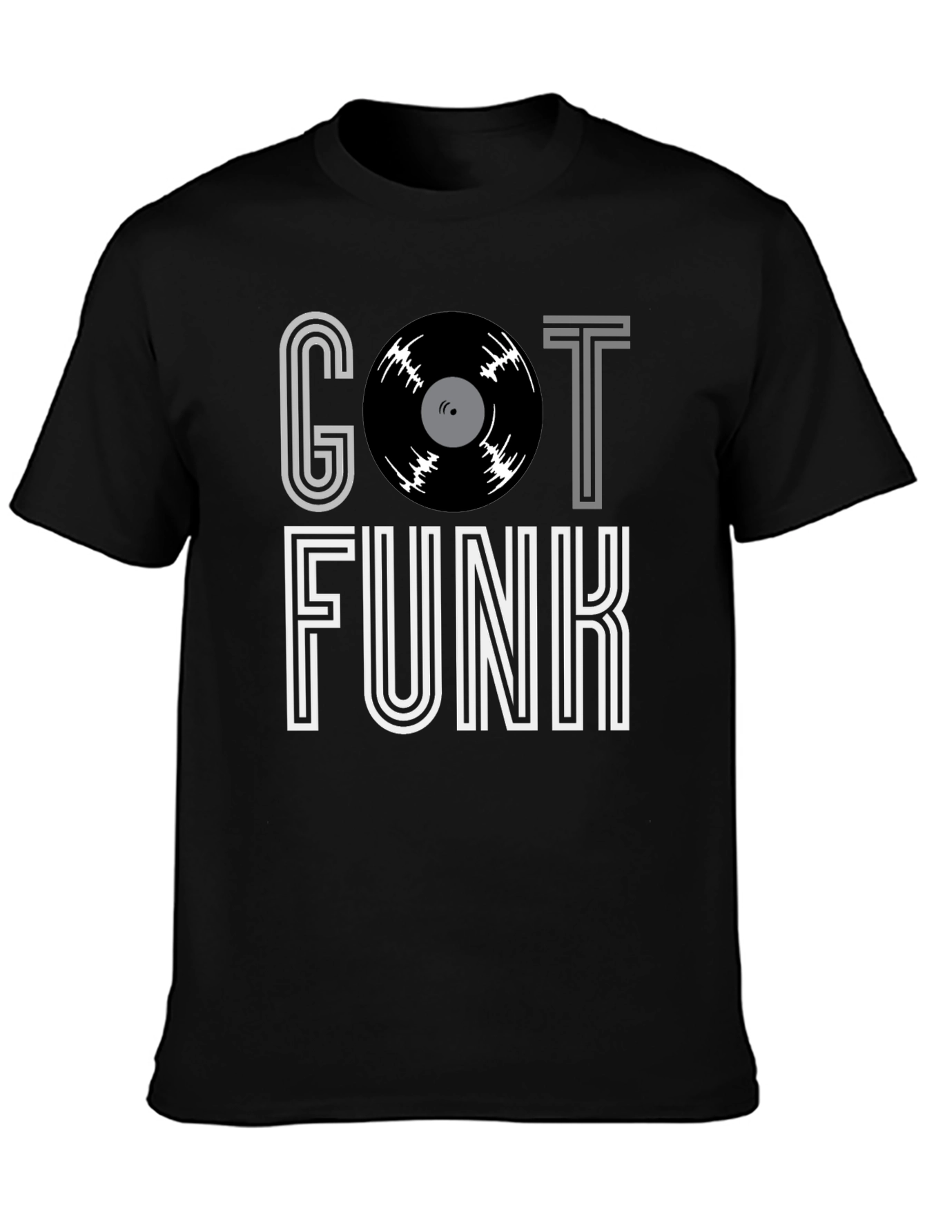 Got Funk Vinyl Record Graphic T-Shirt