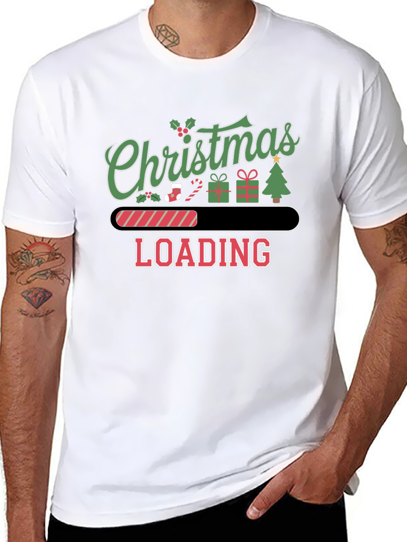 Christmas Loading T-Shirt Holiday Tee