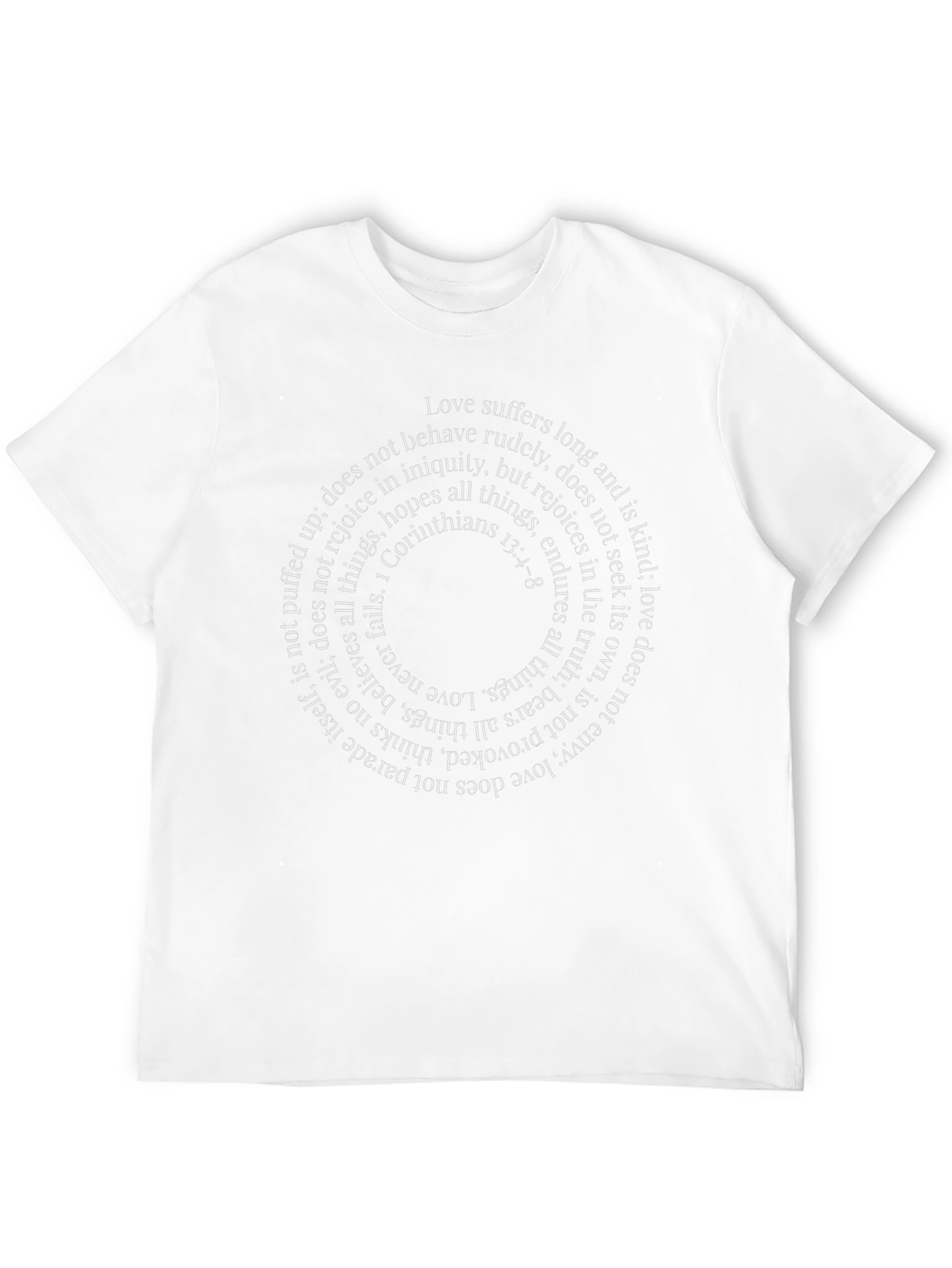 Love Scripture Graphic Tee - Inspiring Faith Apparel
