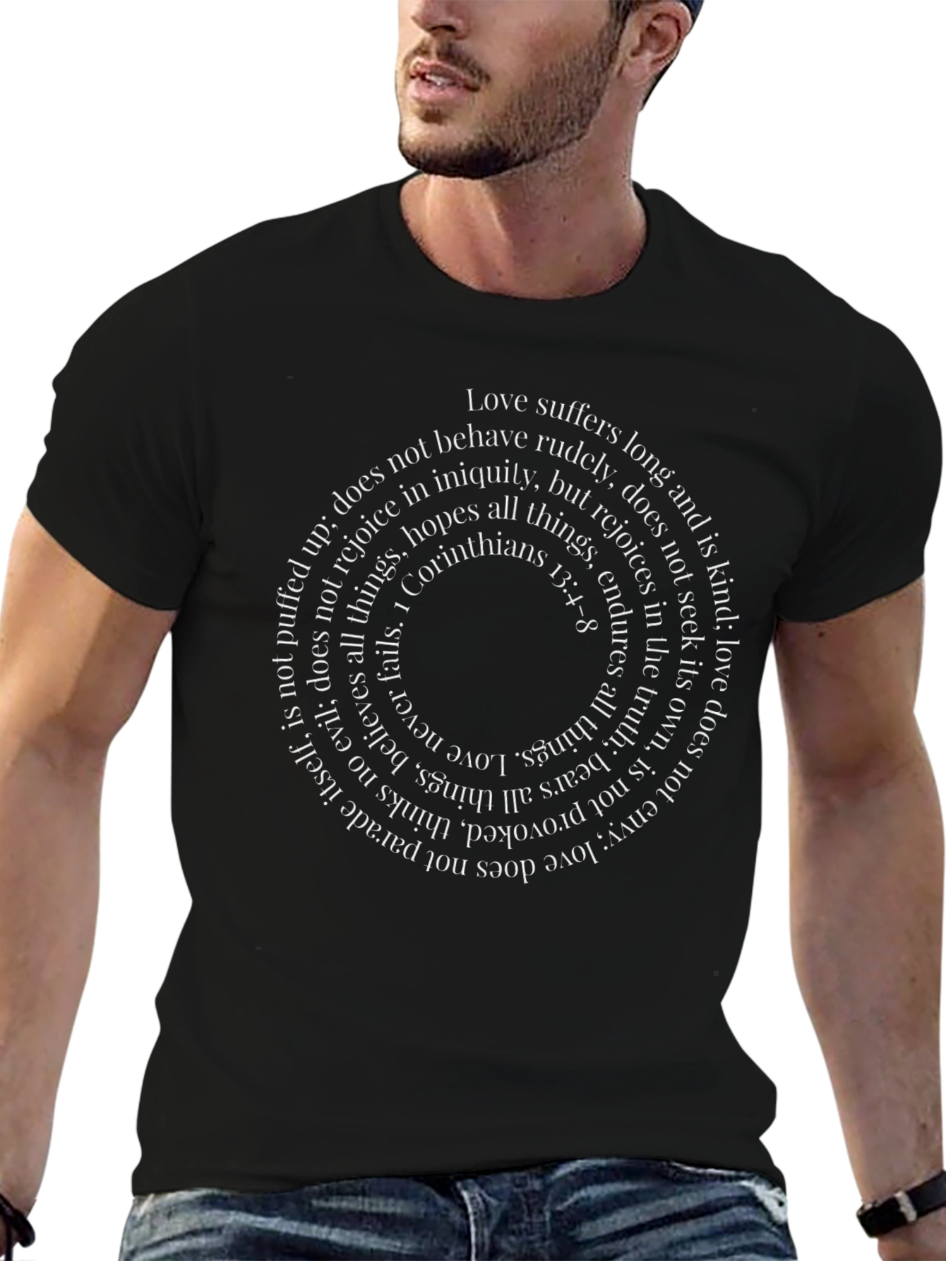 Love Scripture Graphic Tee - Inspiring Faith Apparel