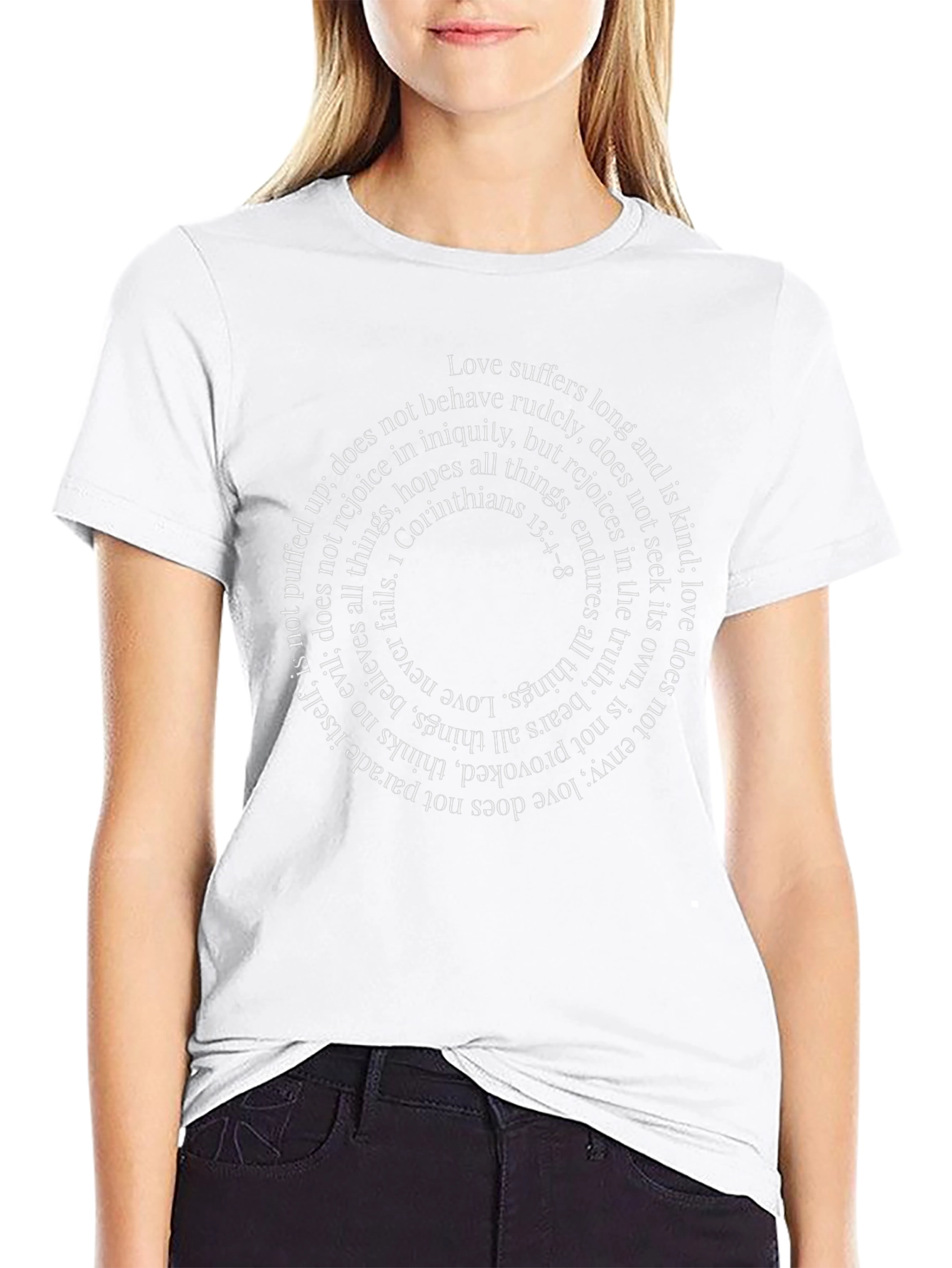 Love Scripture Graphic Tee - Inspiring Faith Apparel