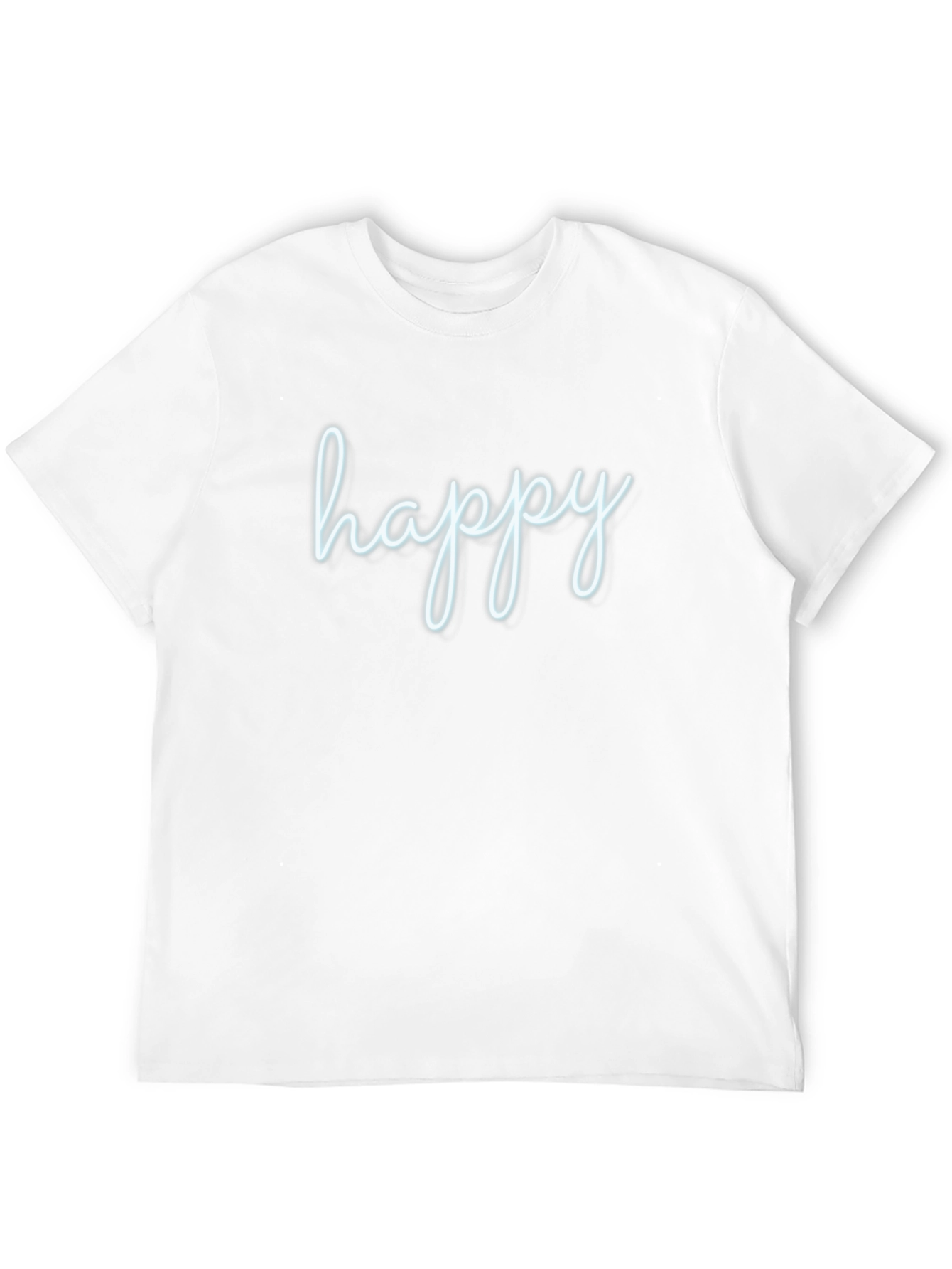 Happy Graphic Tee - Mens Black T-Shirt