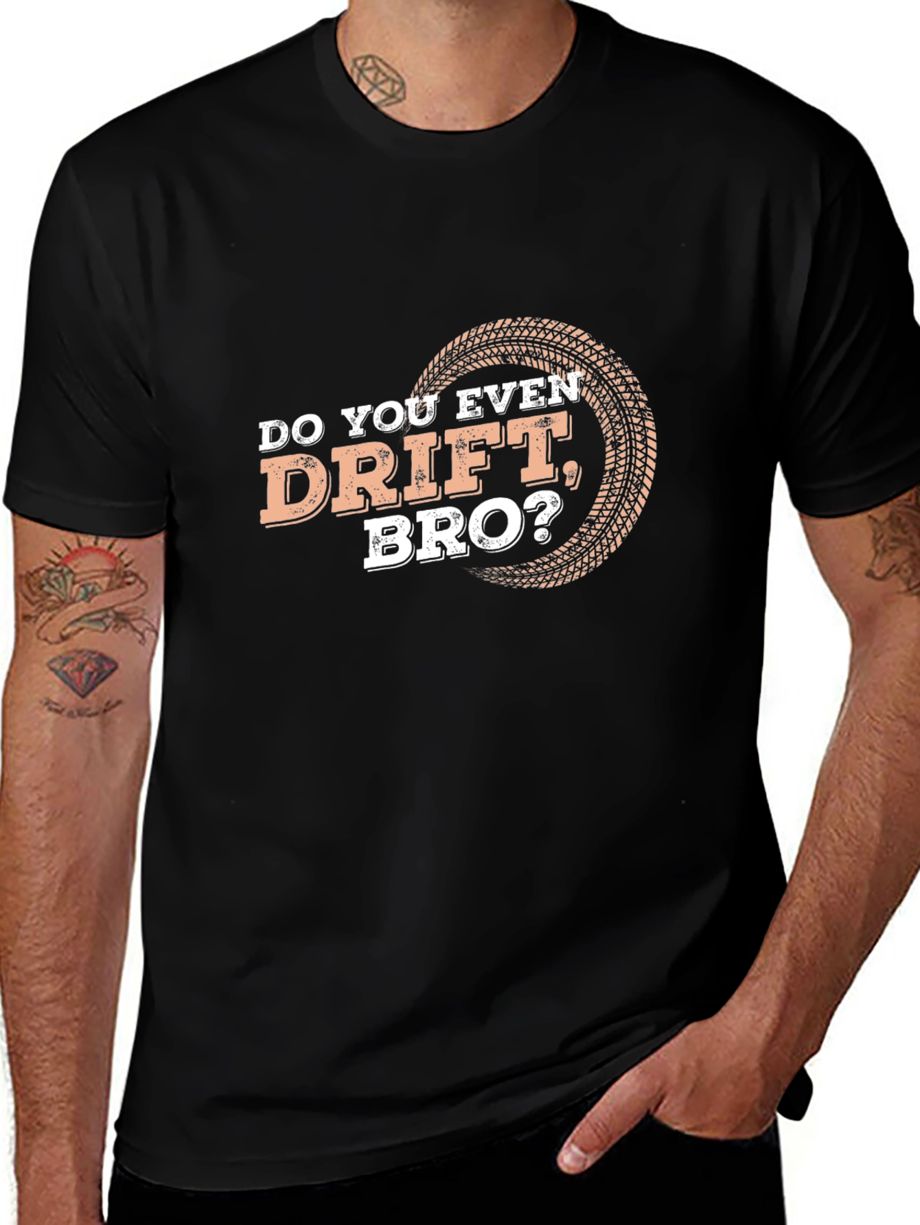 Do You Even Drift Bro? T-Shirt - Black