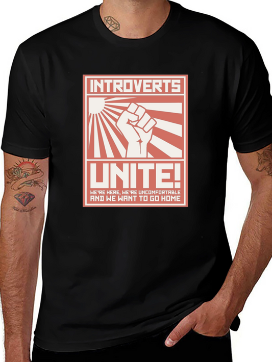Introverts Unite T-Shirt: Funny Graphic Tee