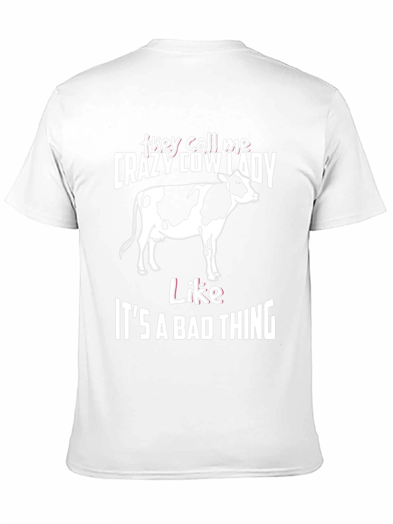 Crazy Cow Lady T-Shirt - Farm Animal Lover Tee