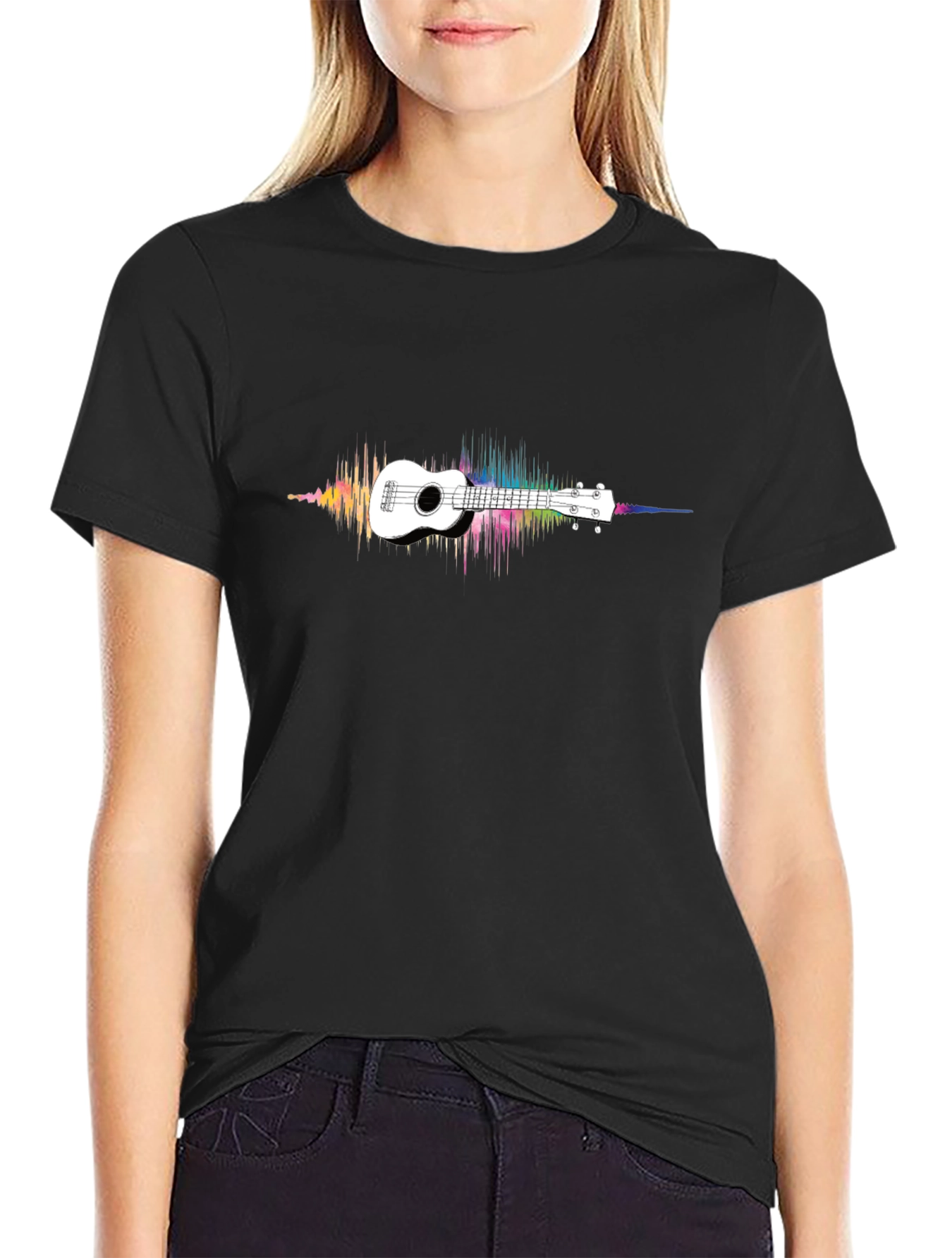 Ukulele Soundwave Graphic Tee