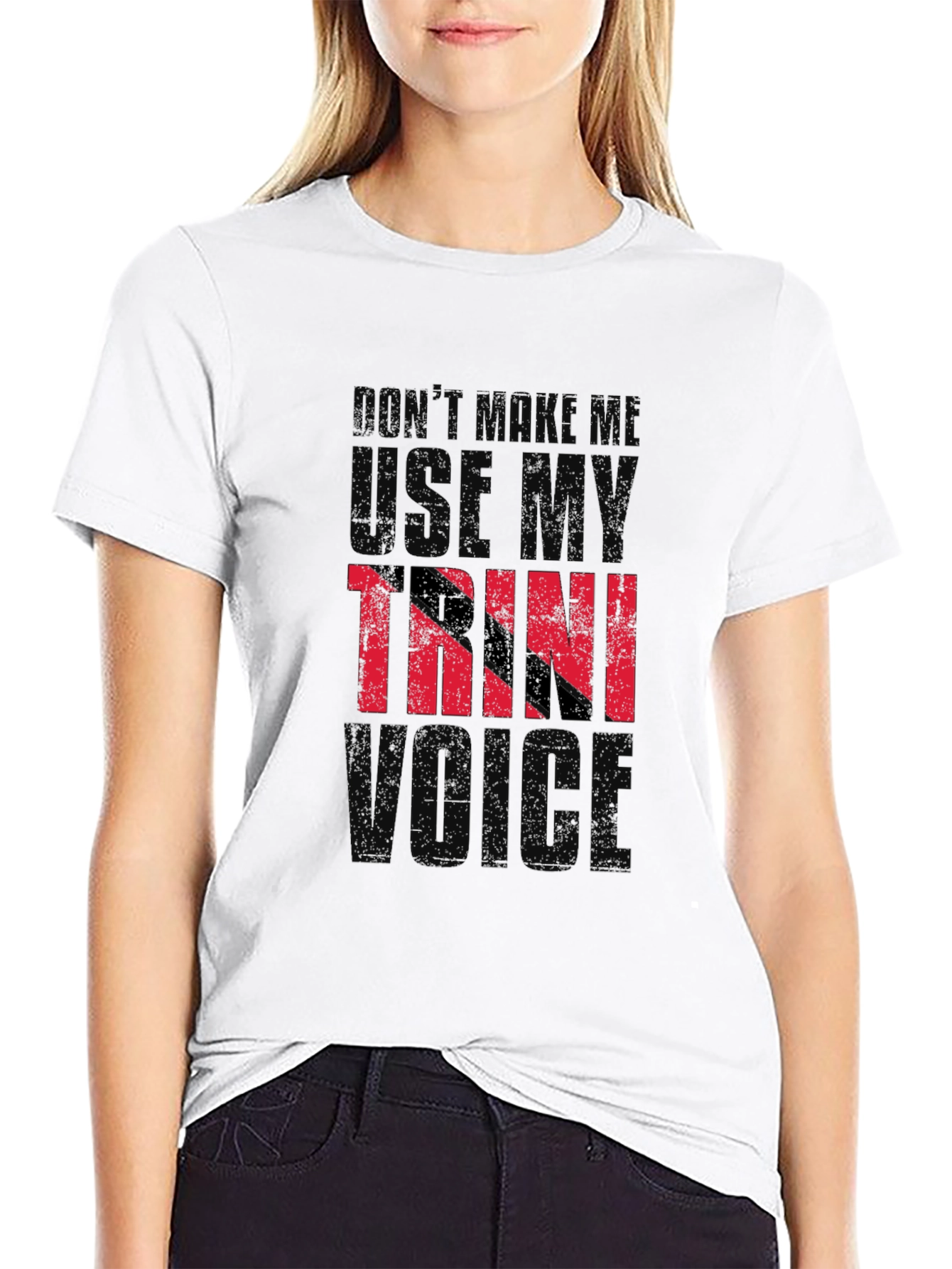 Trini Voice Graphic Tee - Trinidad Flag