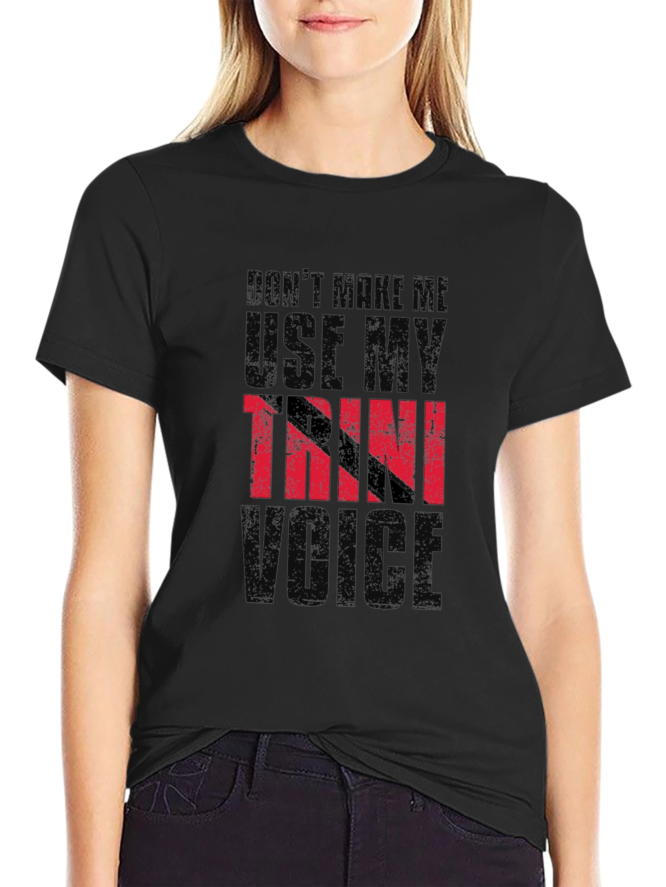 Trini Voice Graphic Tee - Trinidad Flag