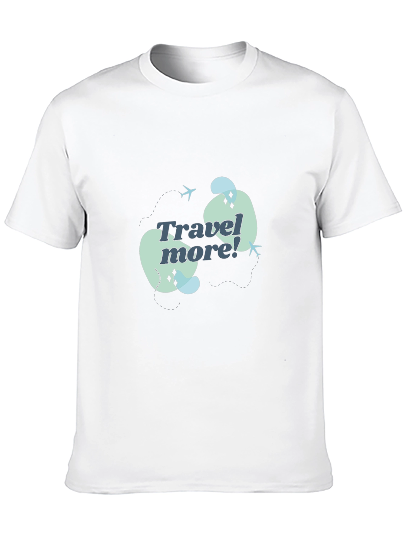 Travel More Graphic Tee - Black Unisex Shirt
