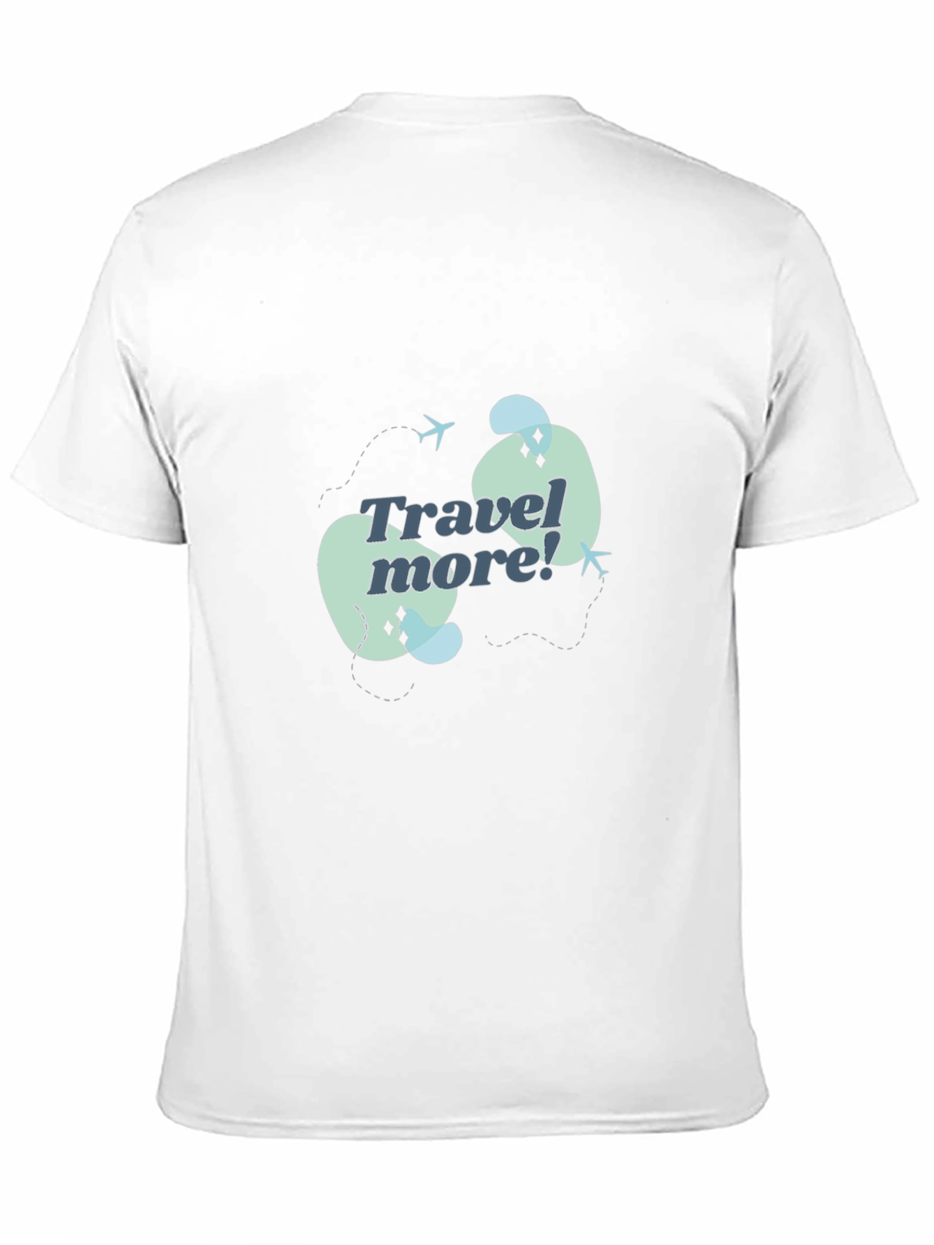 Travel More Graphic Tee - Black Unisex Shirt