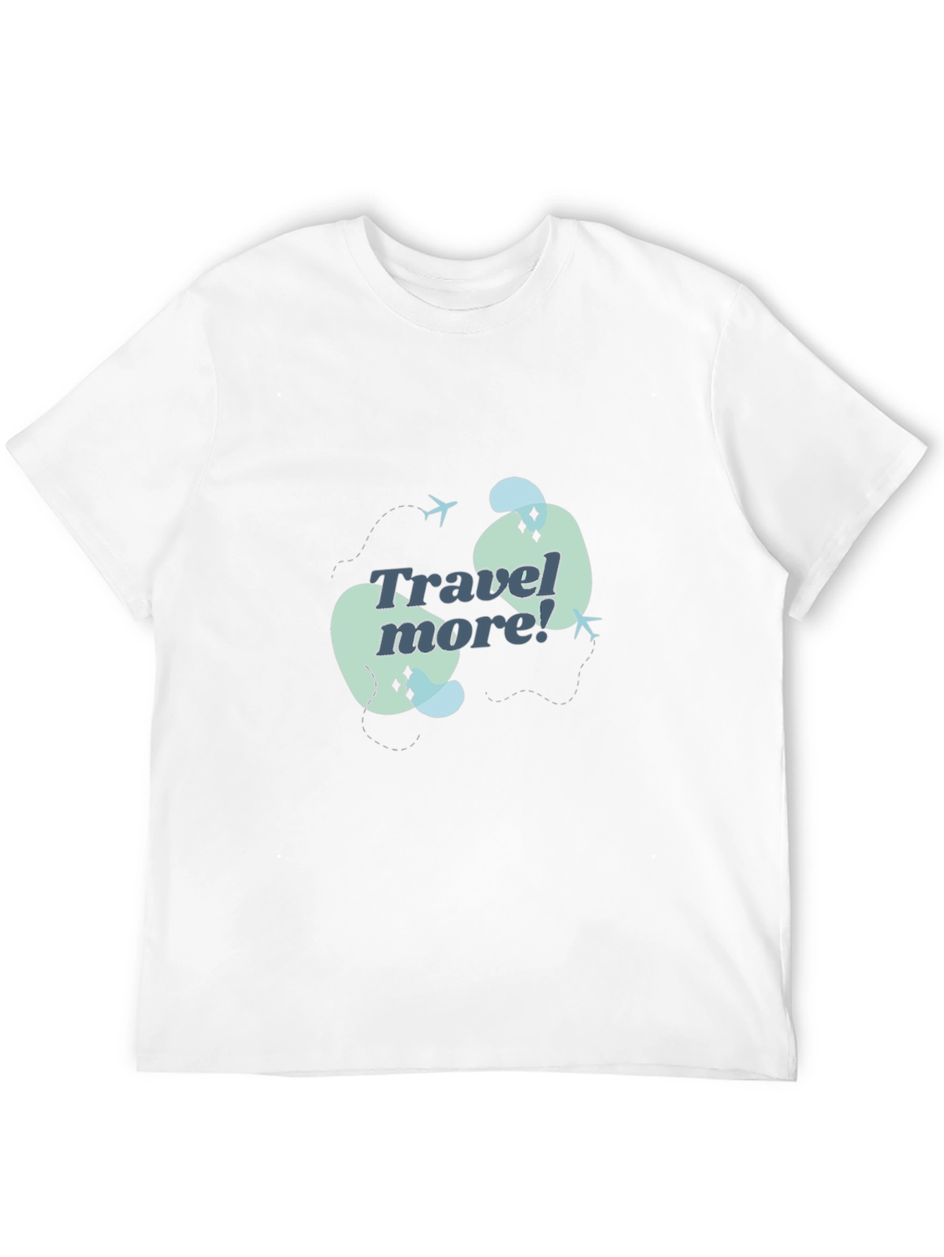 Travel More Graphic Tee - Black Unisex Shirt