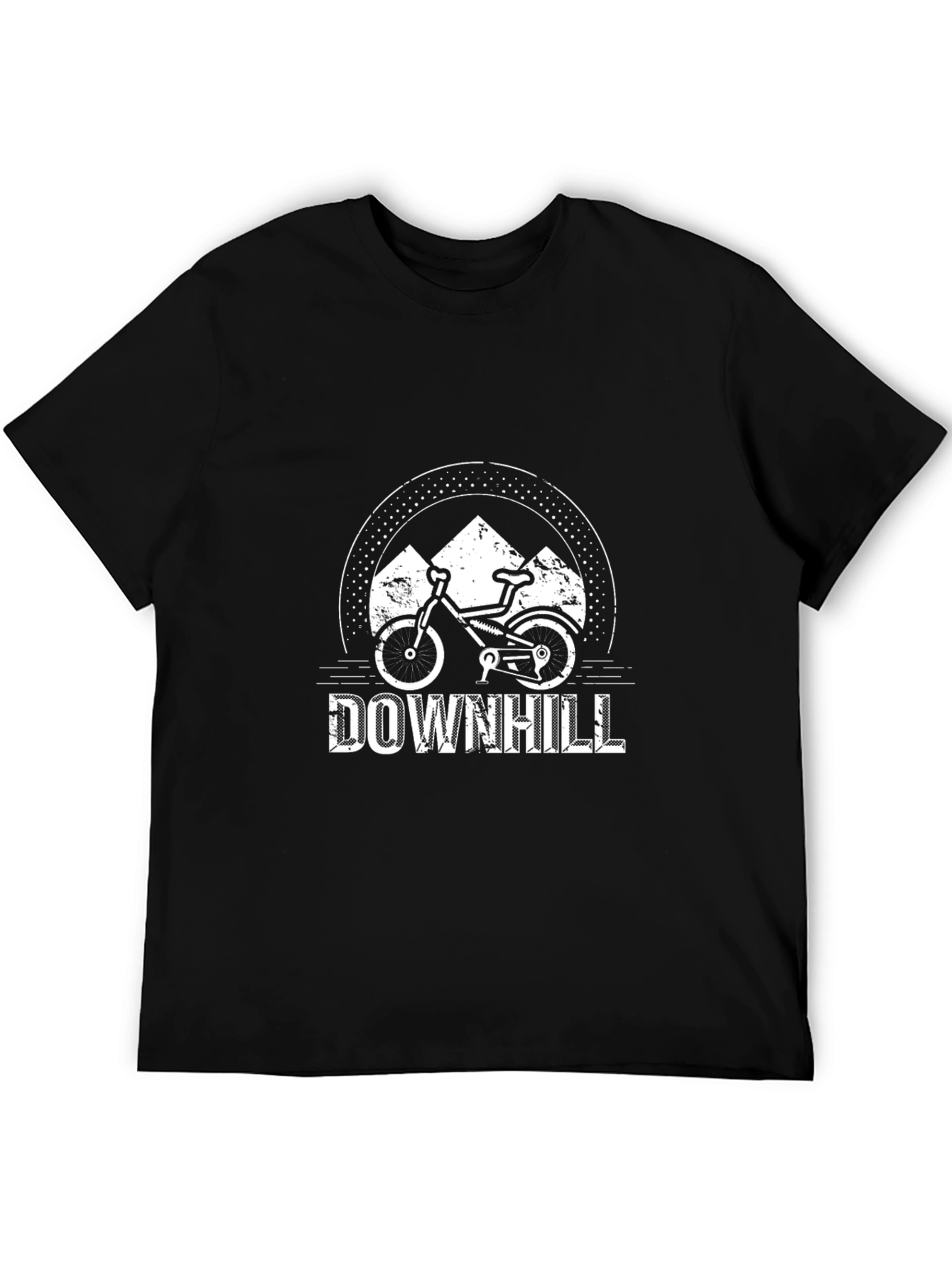 Downhill Mountain Bike Graphic T-Shirt